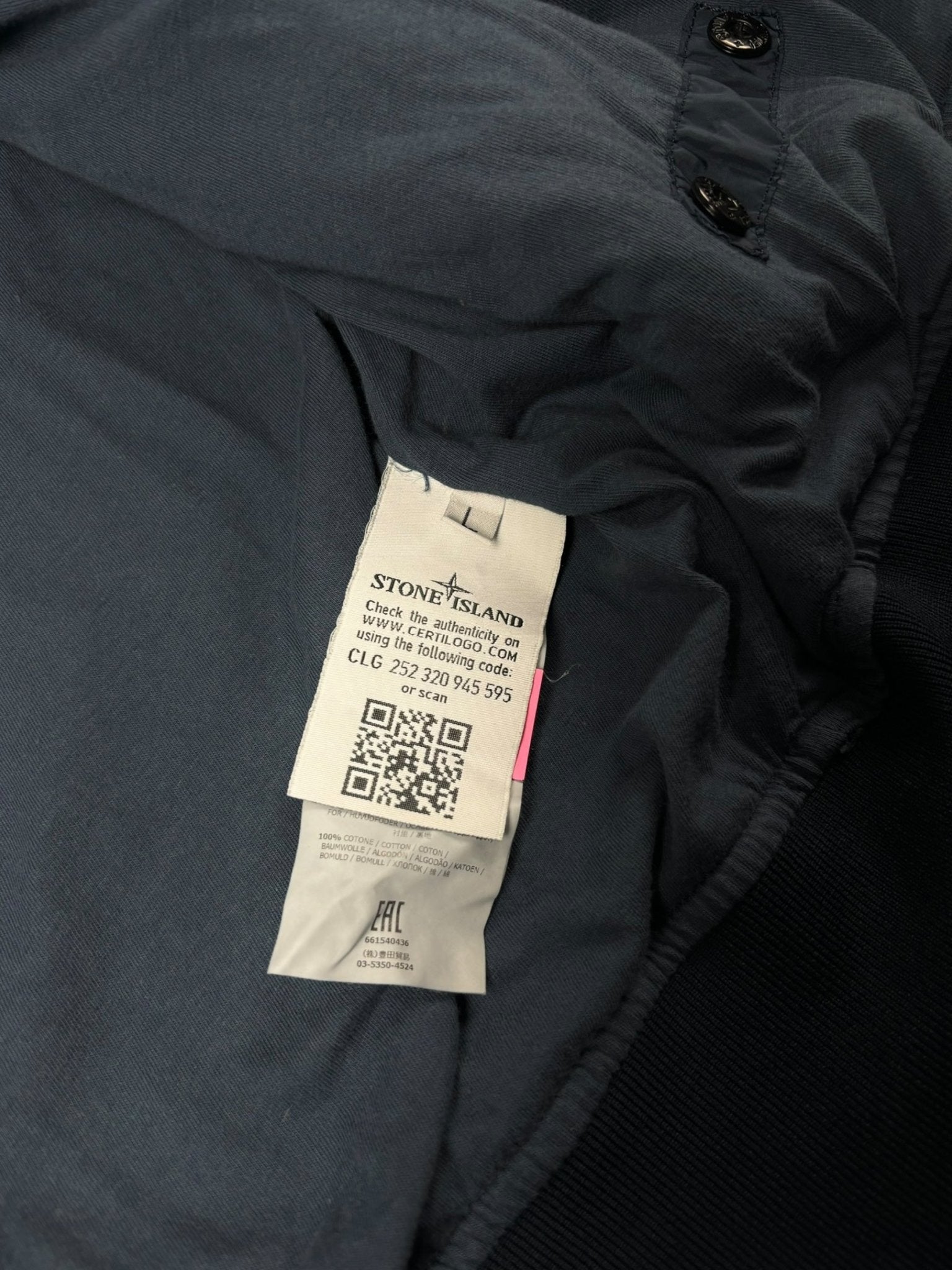 VESTE STONE ISLAND GARMENT DYED - NB08 SHOP