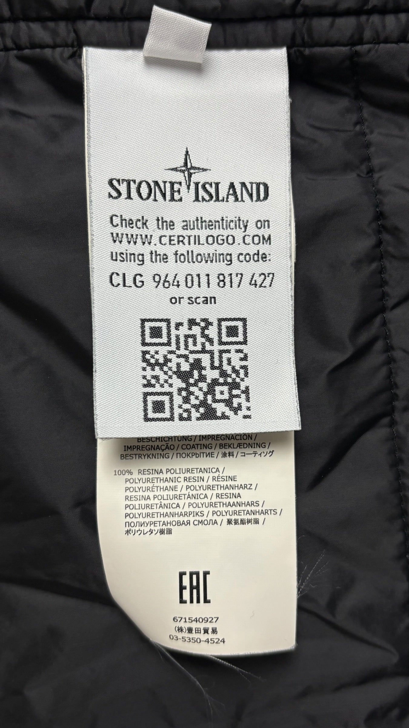 Veste Stone Island marine taille L - Vue 6