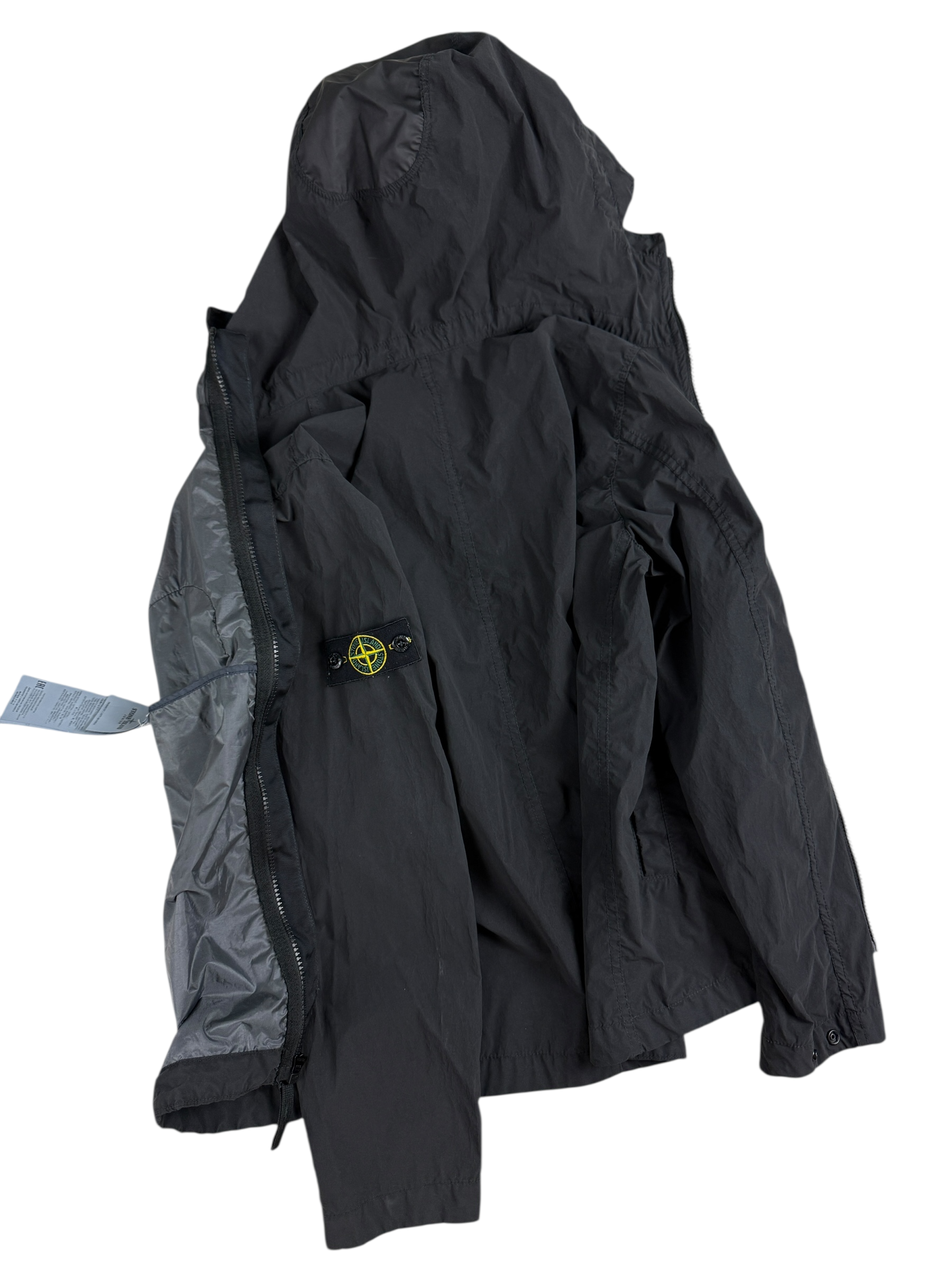 Veste Stone Island noir taille 14 ANS - Vue de dos