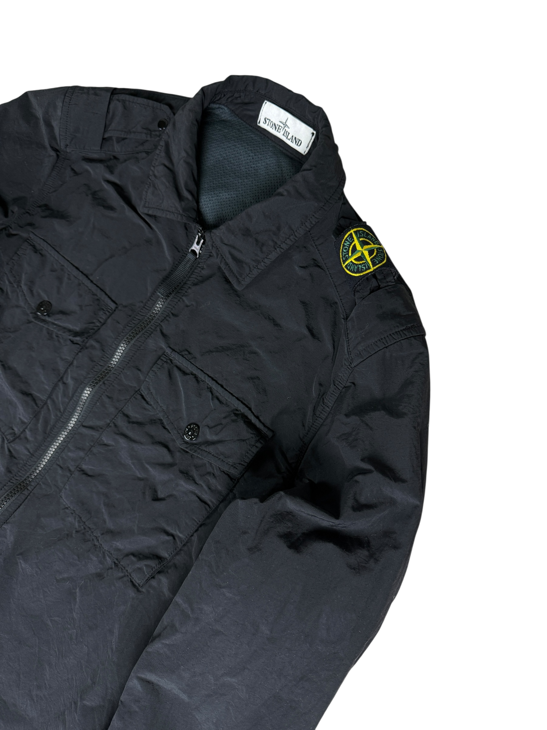 Veste Stone Island noir taille M - Détail