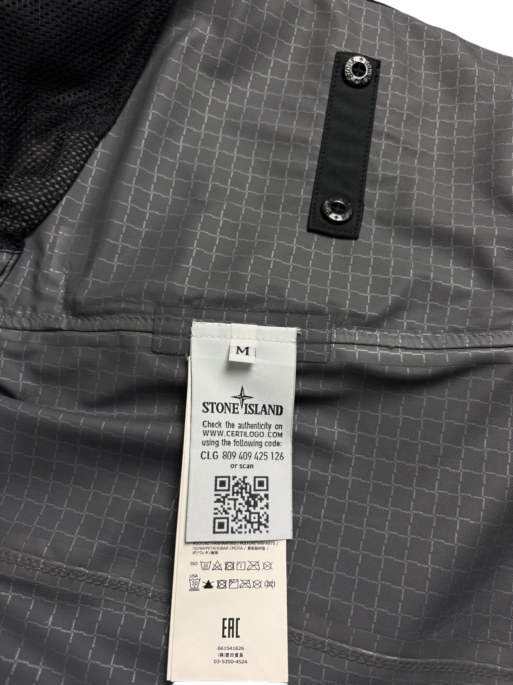 Veste Stone Island noir taille M - Vue côté