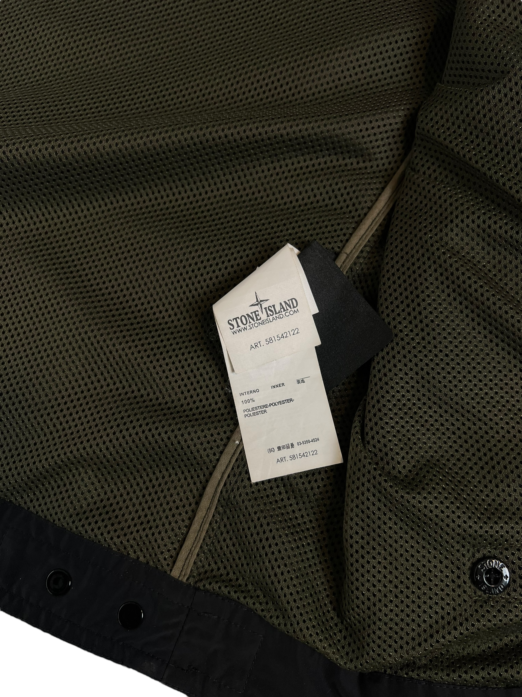 Veste Stone Island noir taille S - Vue côté