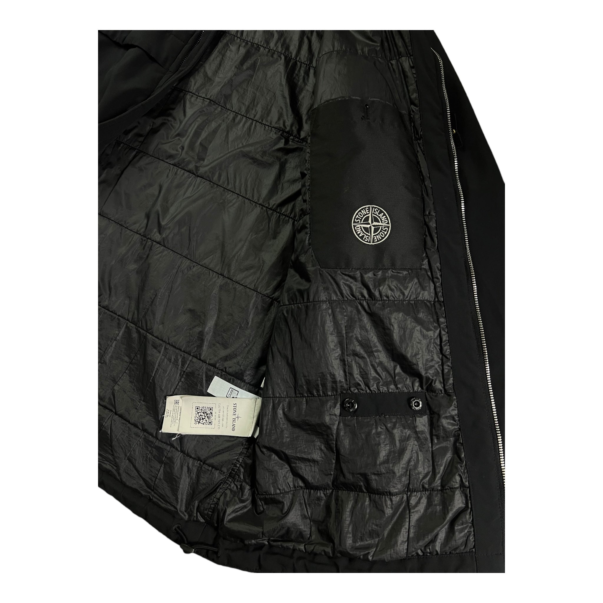 VESTE À CAPUCHE STONE ISLAND SOFT SHELL-R E.DYE TECHNOLOGY WITH PRIMALOFT INSULATION TECHNOLOGY - NB08