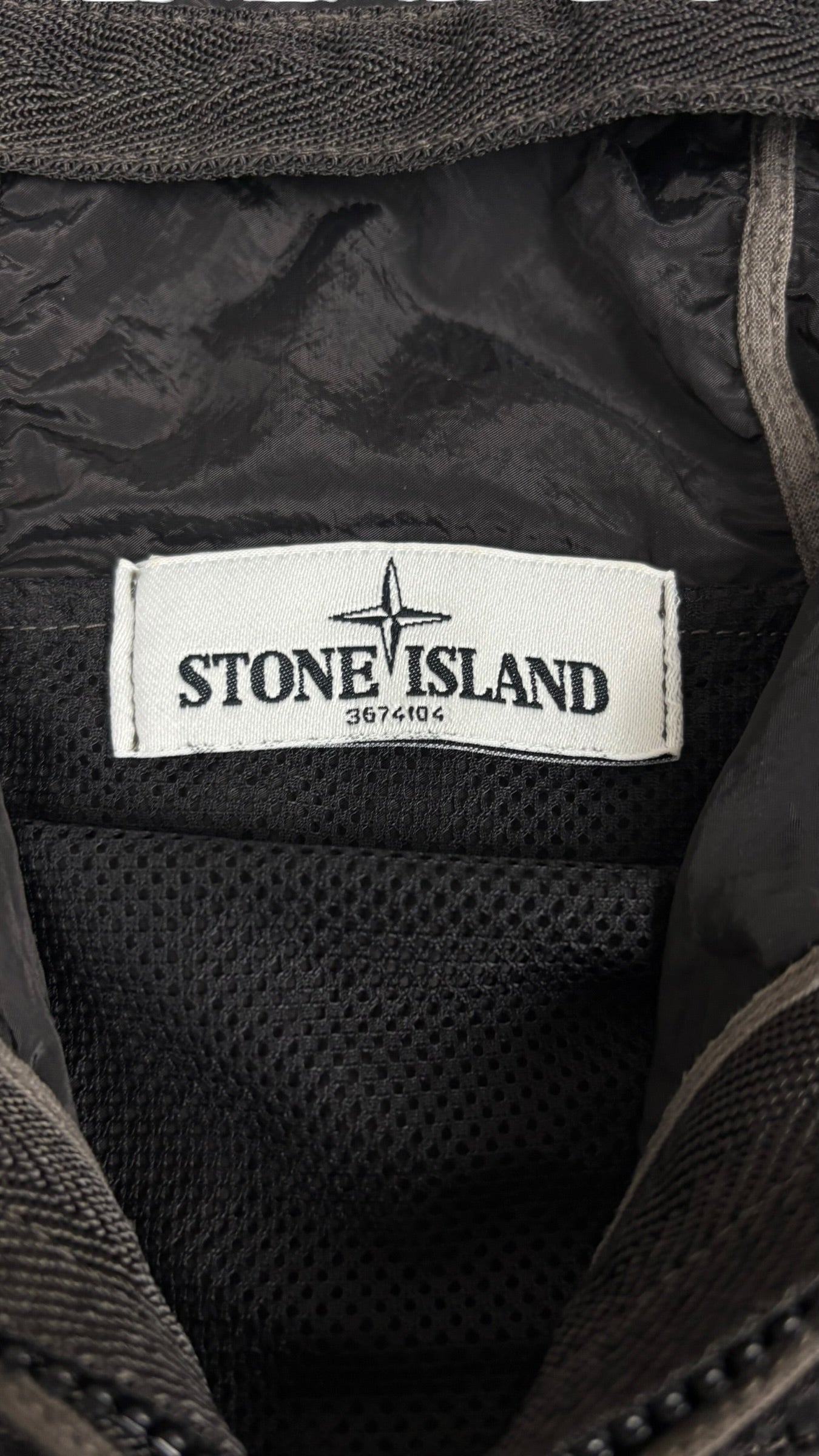 Veste Stone Island noir taille XXL - Détail