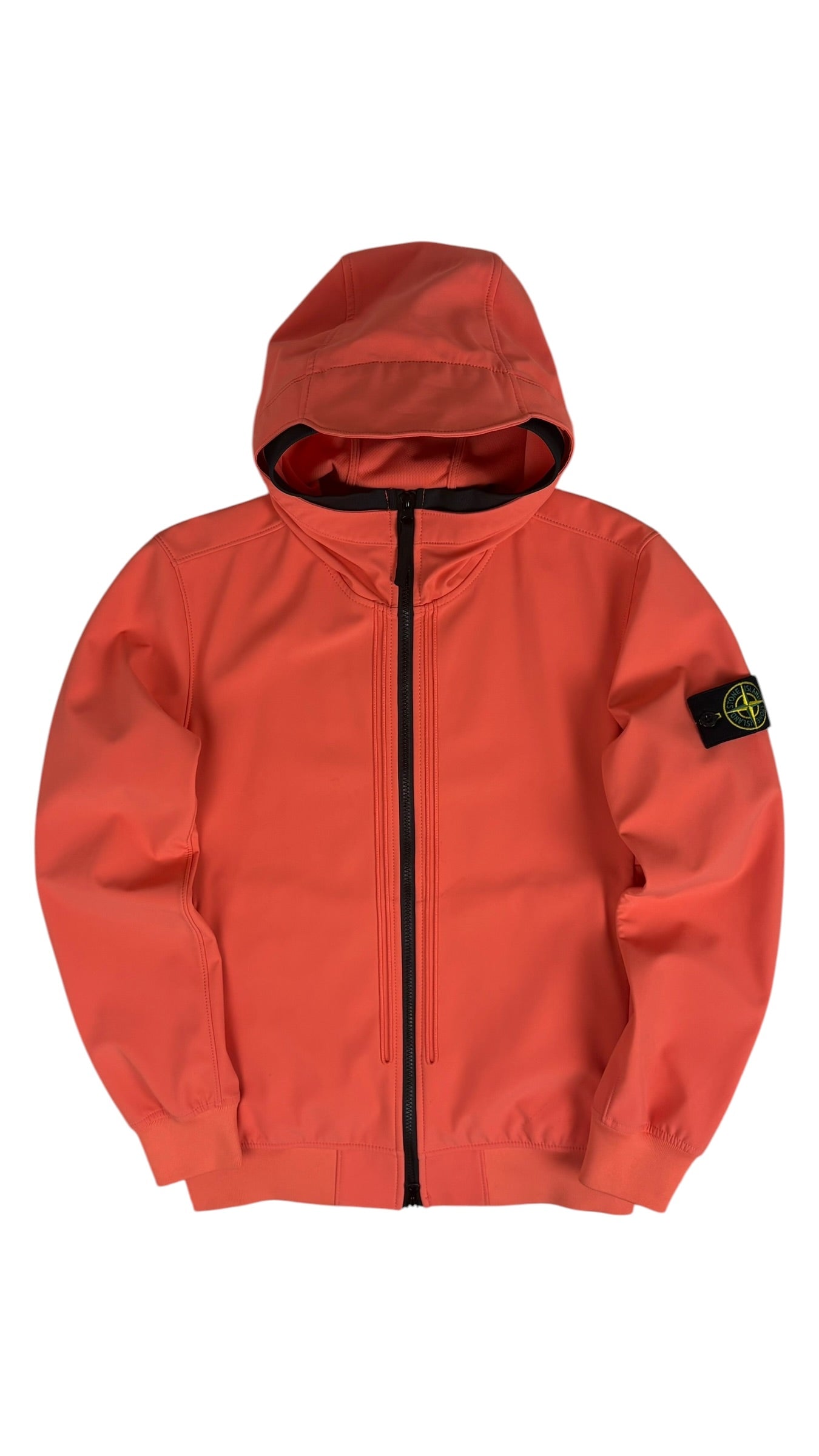 Veste Stone Island orange taille S - Vue de face