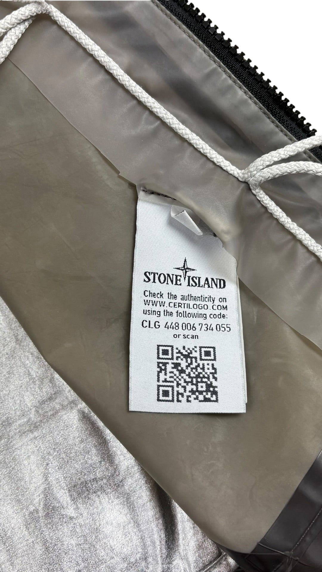 Veste Stone Island Poly Cover 4 EN 1 bleu / gris / crème taille S - Vue 8