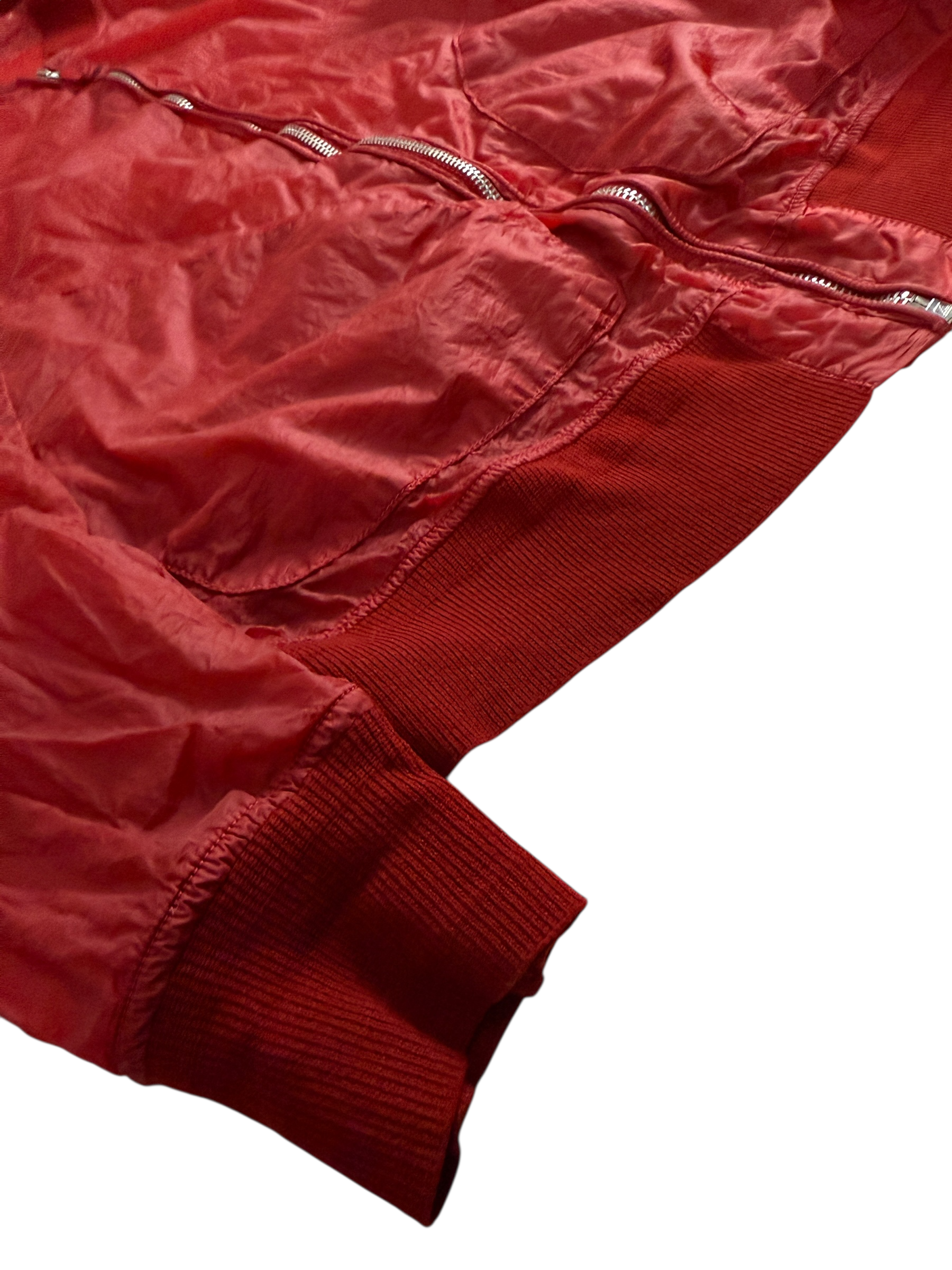 Veste Stone Island rouge taille XL - Détail