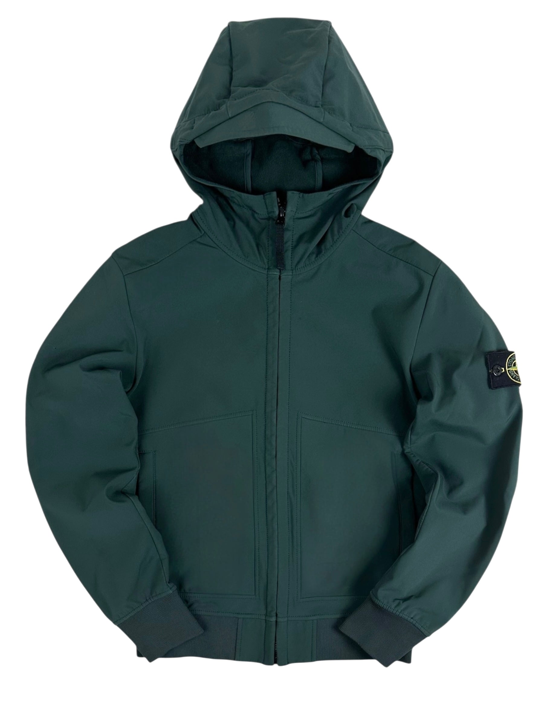 Veste Stone Island vert pétrole taille S - Vue de face