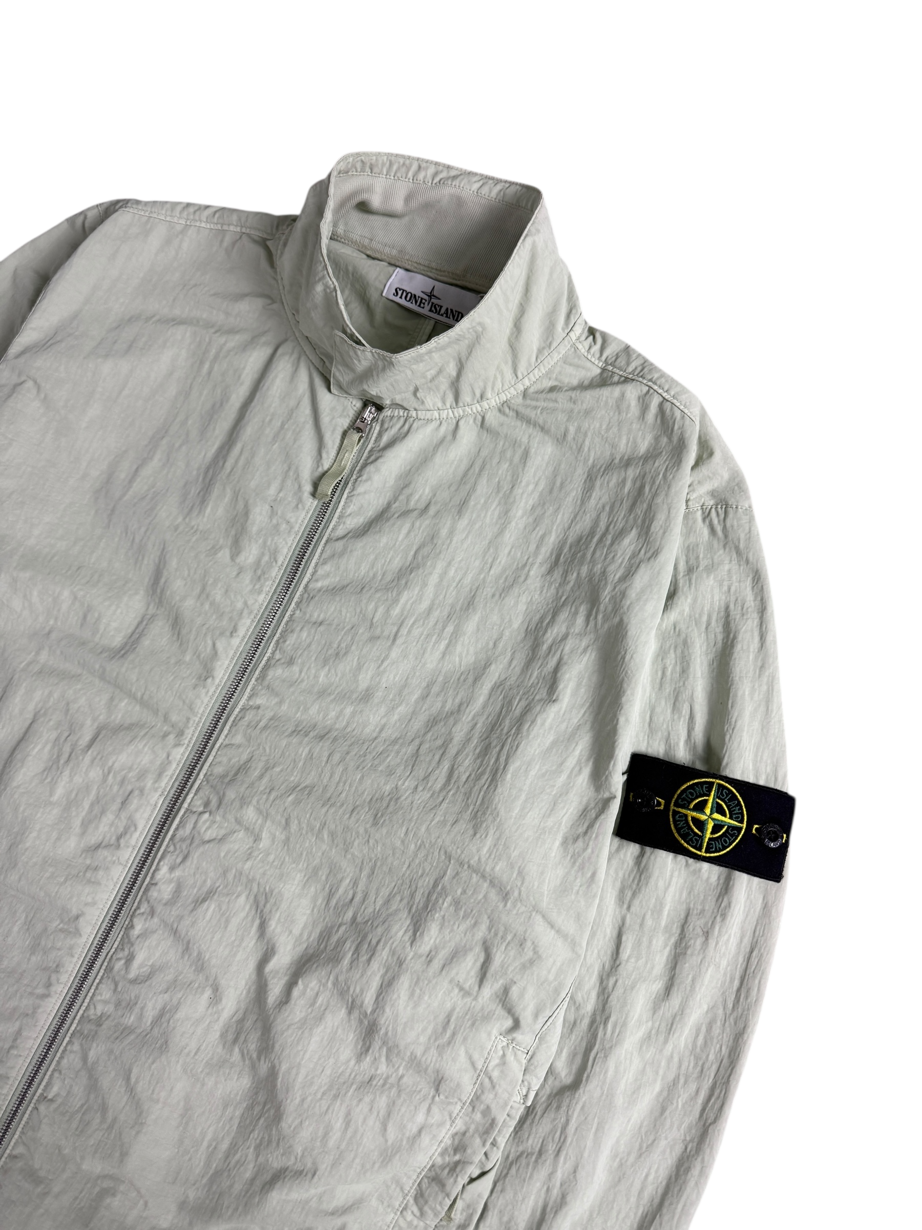Veste Stone Island vert taille XL - Logo et étiquette