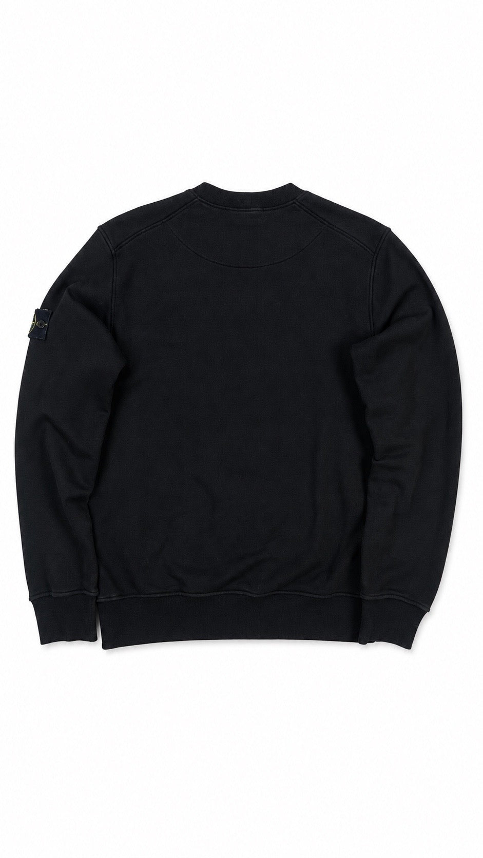 Sweat-shirt crewneck Stone Island noir taille M - vue de dos