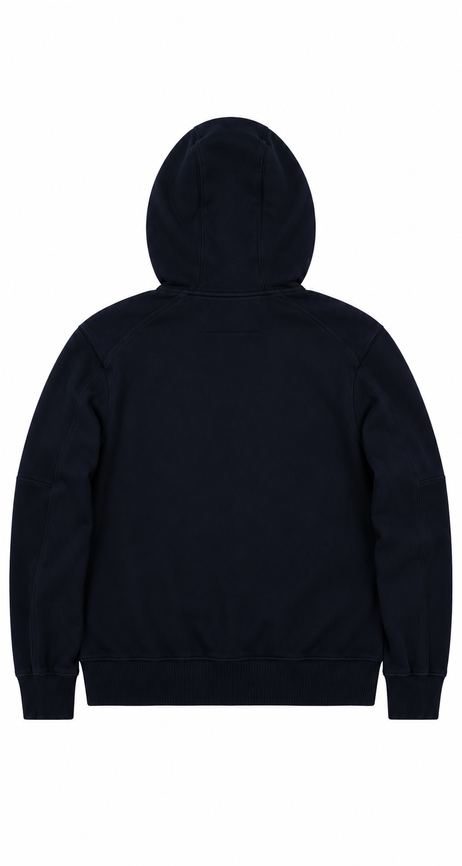 Sweat-shirt Hoodie C.P Company Lens Bande Logo Marine Taille M – vue de dos – NB08 Shop