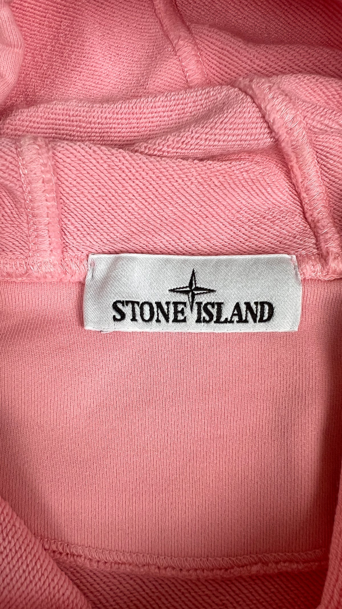 Sweat-shirt Hoodie Stone Island Cotton Fleece rose, taille S – photo complémentaire 1 – NB08 Shop