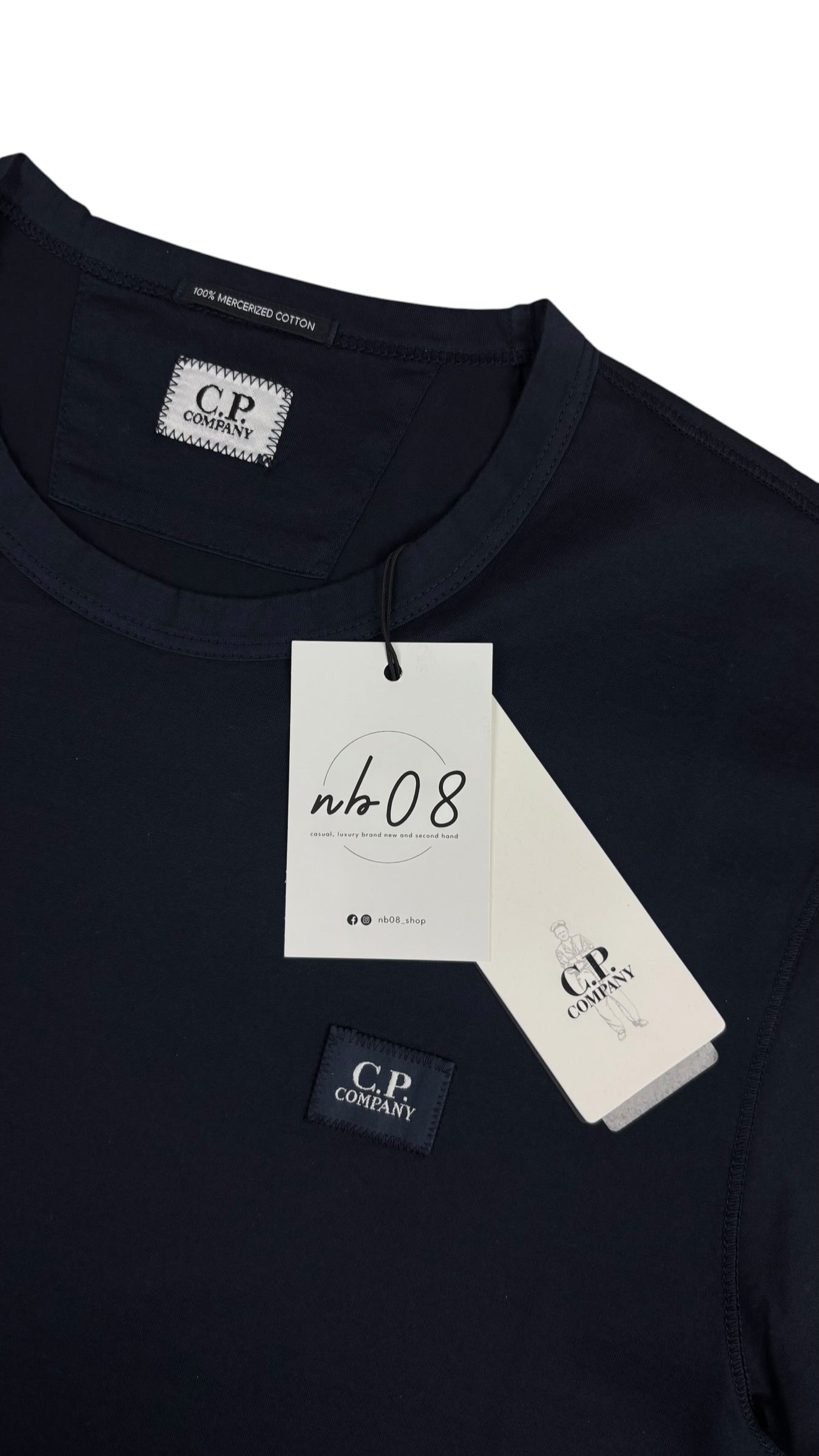 T-shirt C.P Company marine collection 2026 neuf avec étiquettes - vue dos | Authentique NB08