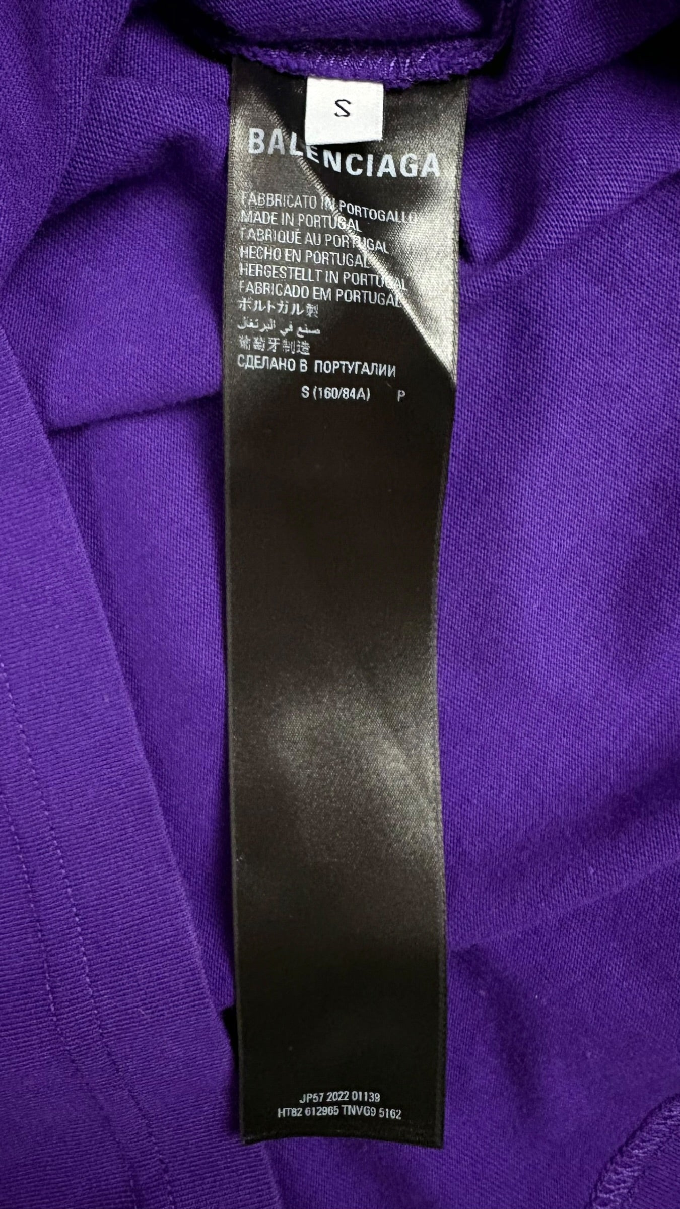 Tee-shirt Balenciaga violet taille S - vue 5/5