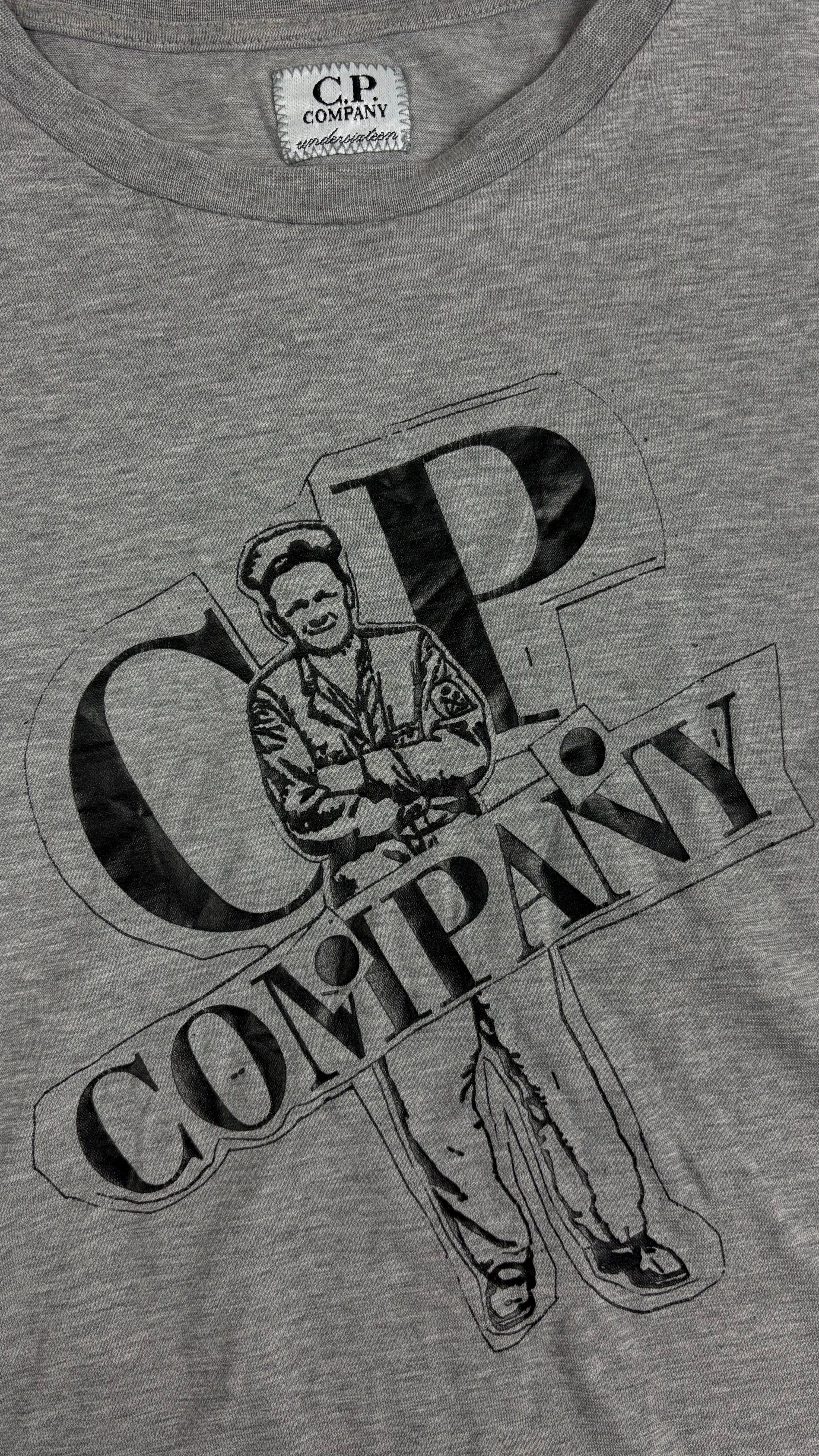 Tee-shirt C.P Company gris taille 14 ans - vue 2/3