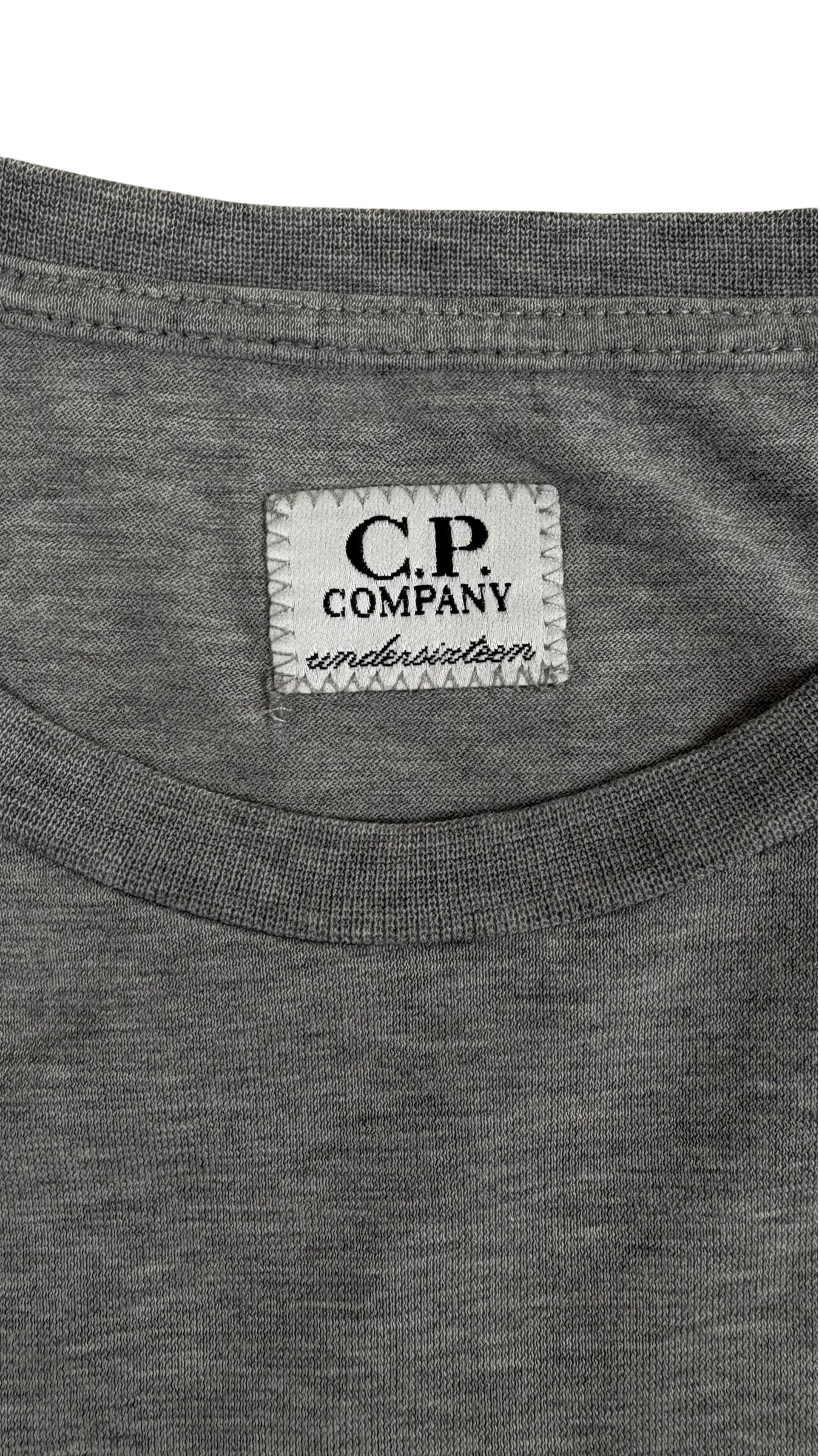 Tee-shirt C.P Company Junior gris taille 14 ans - vue 3/4