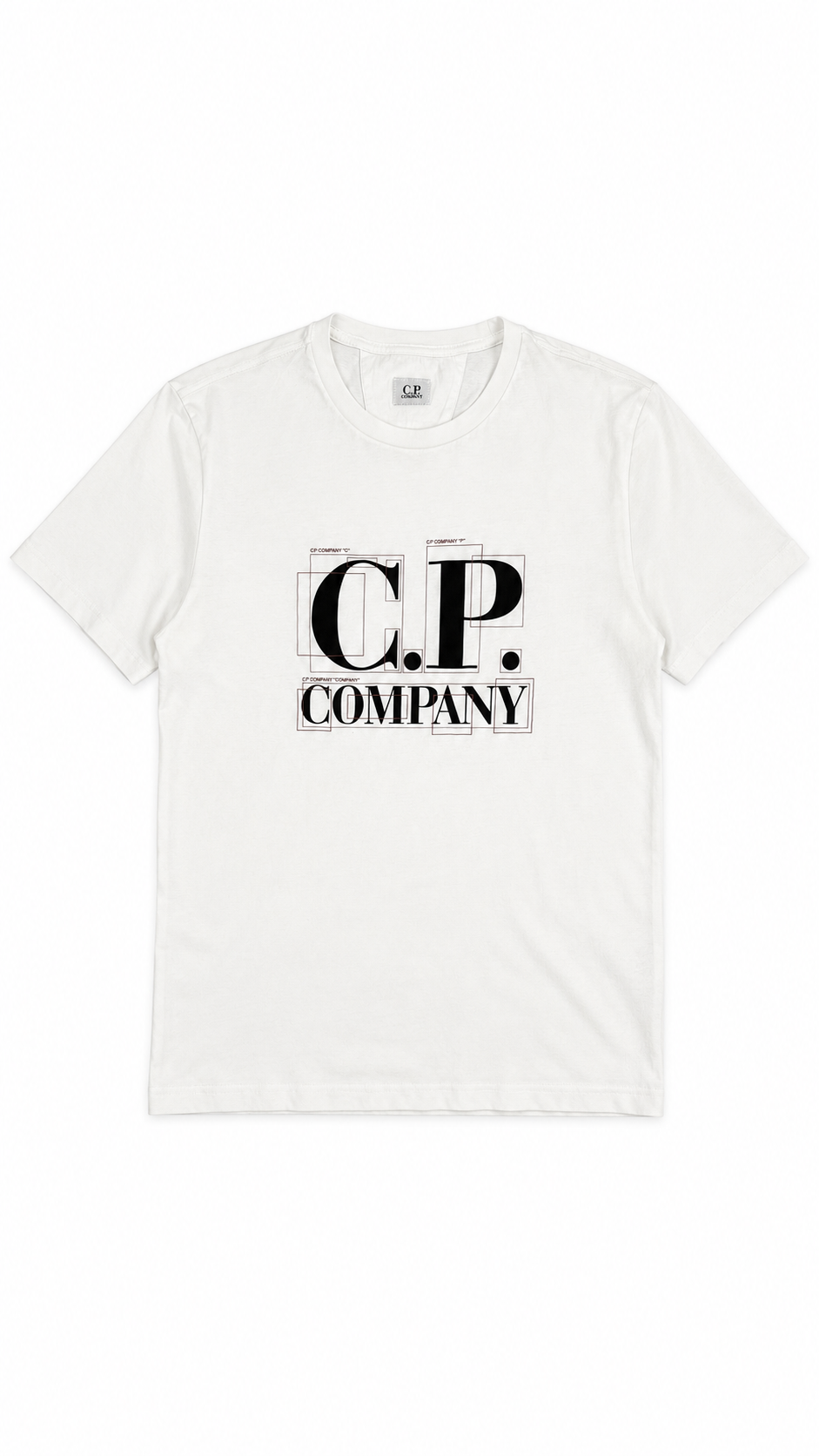 Tee-shirt C.P. Company blanc taille L vue de face
