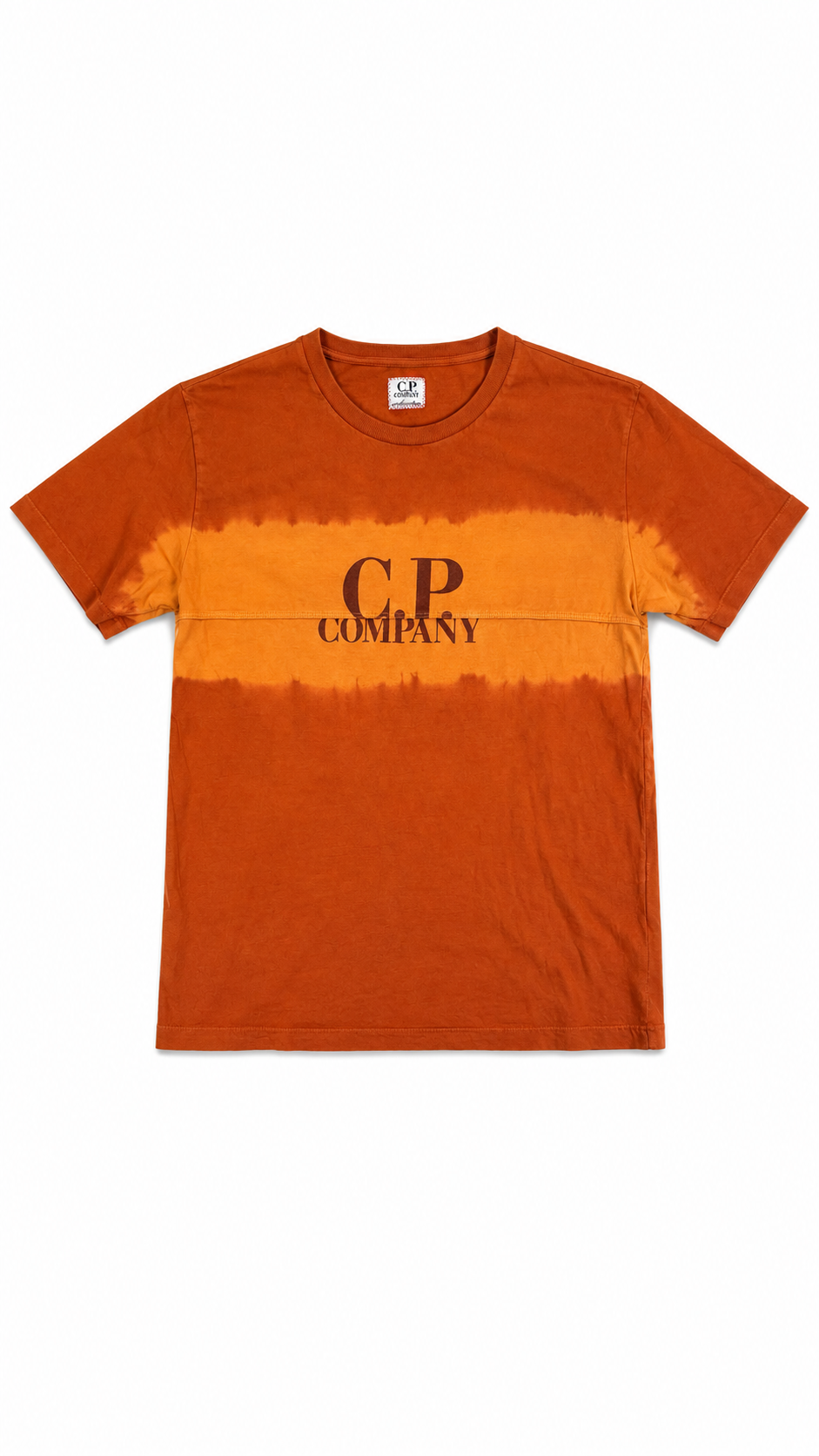Tee-shirt C.P. Company orange 14 ans vue de face