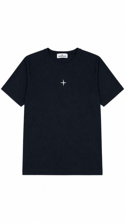Tee-shirt Stone Island Junior - Noir - Taille 14 Ans
