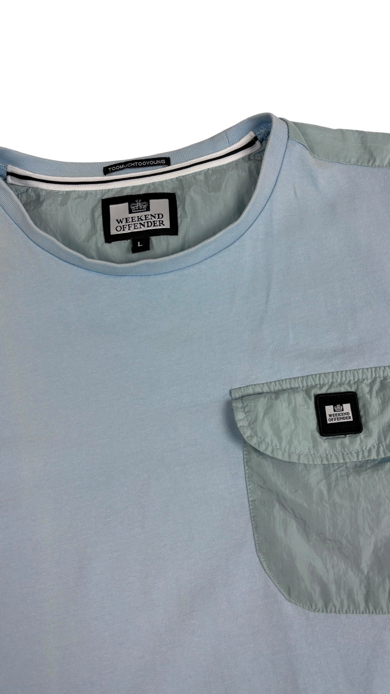Tee-shirt Weekend Offender bleu taille L - vue 2/3