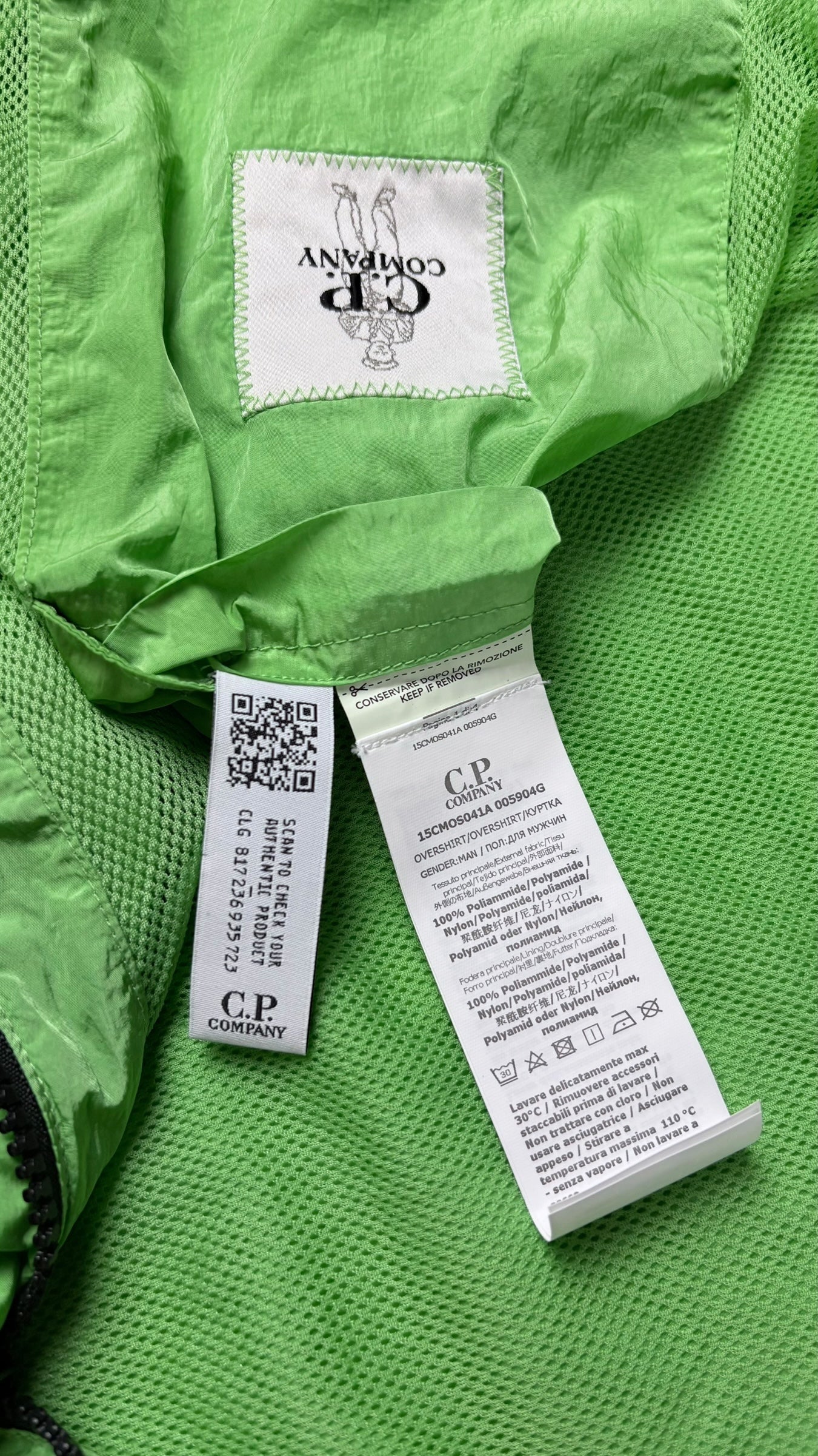 Veste C.P Company Chrome-R Garment Dyeing vert taille M - vue 5/5