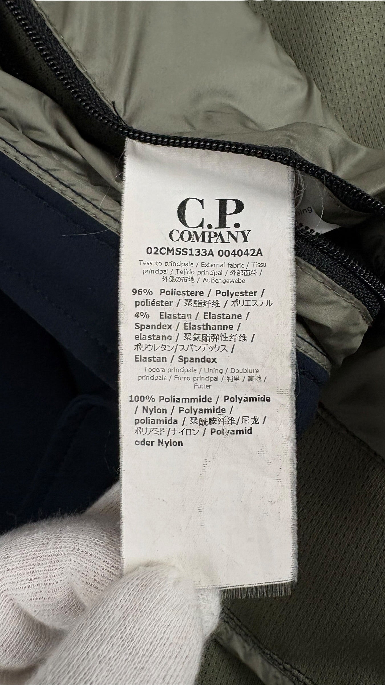 Veste C.P Company Shell Goggle Jacket Vintage marine taille S - vue 5/5