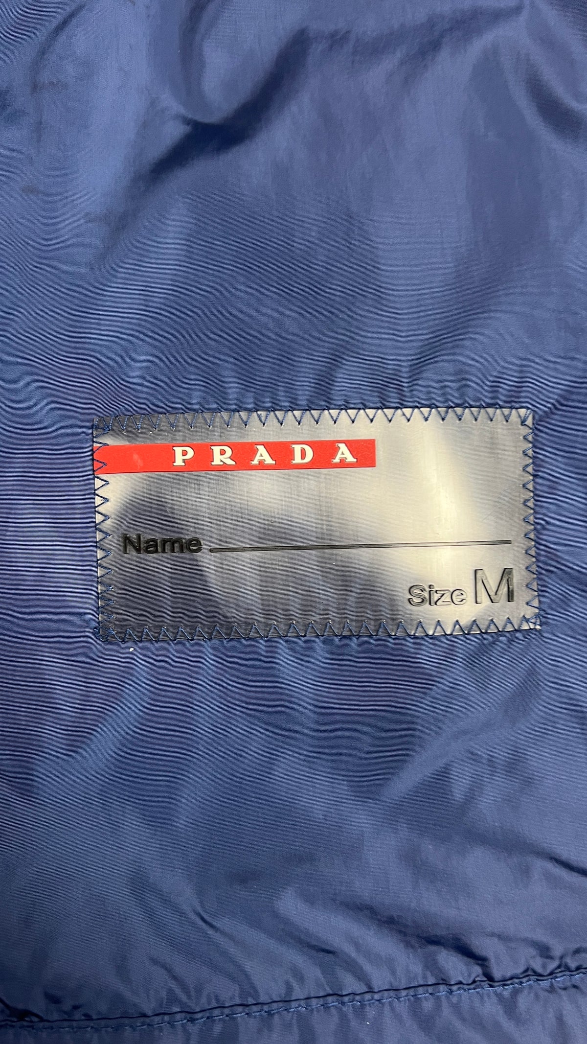 Veste à Capuche Prada Nylon Bleu Taille 48 – photo complémentaire 1 – NB08 Shop