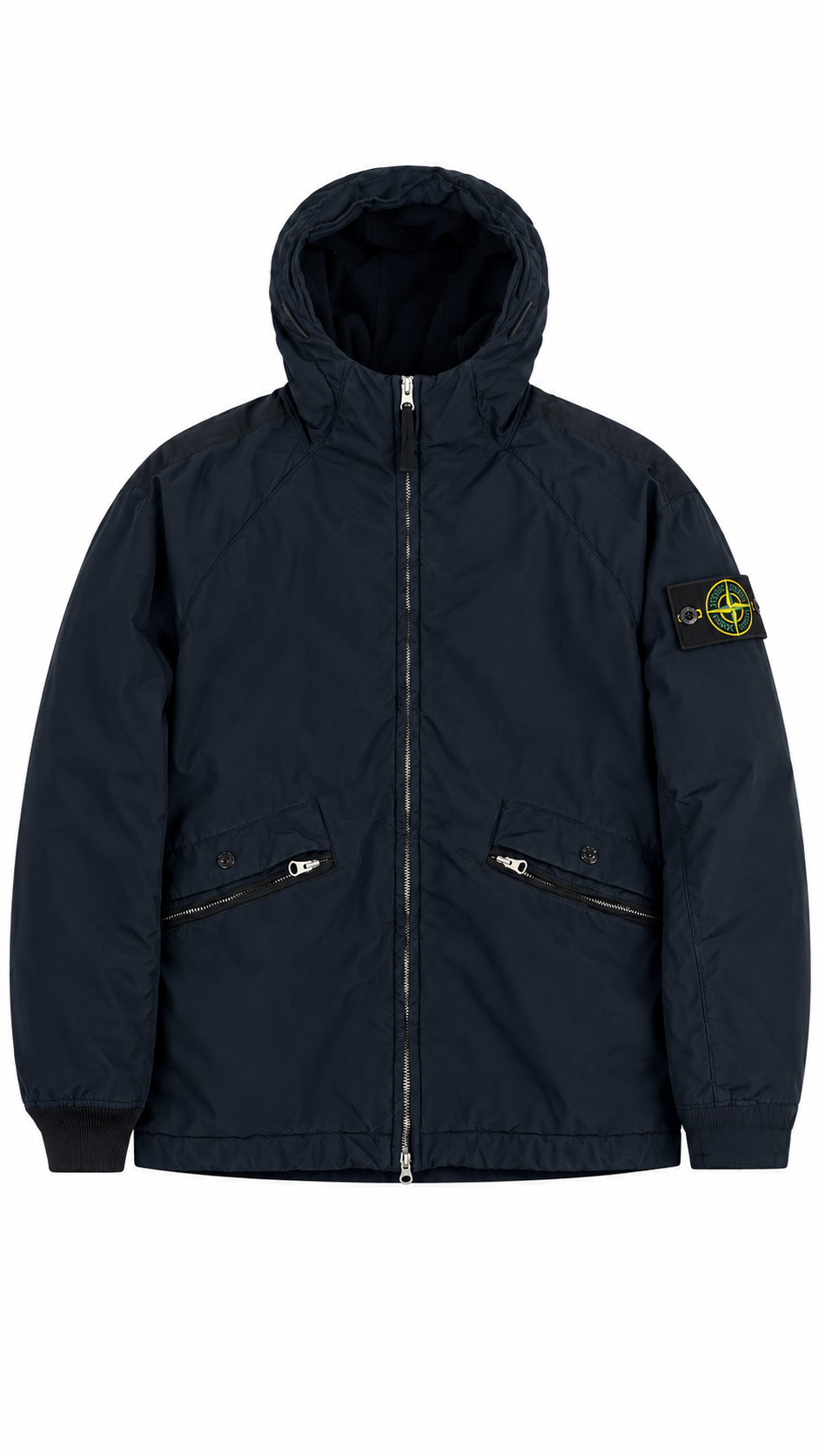 Veste à Capuche Stone Island David Light-TC Micropile Marine Taille S – vue de face – NB08 Shop