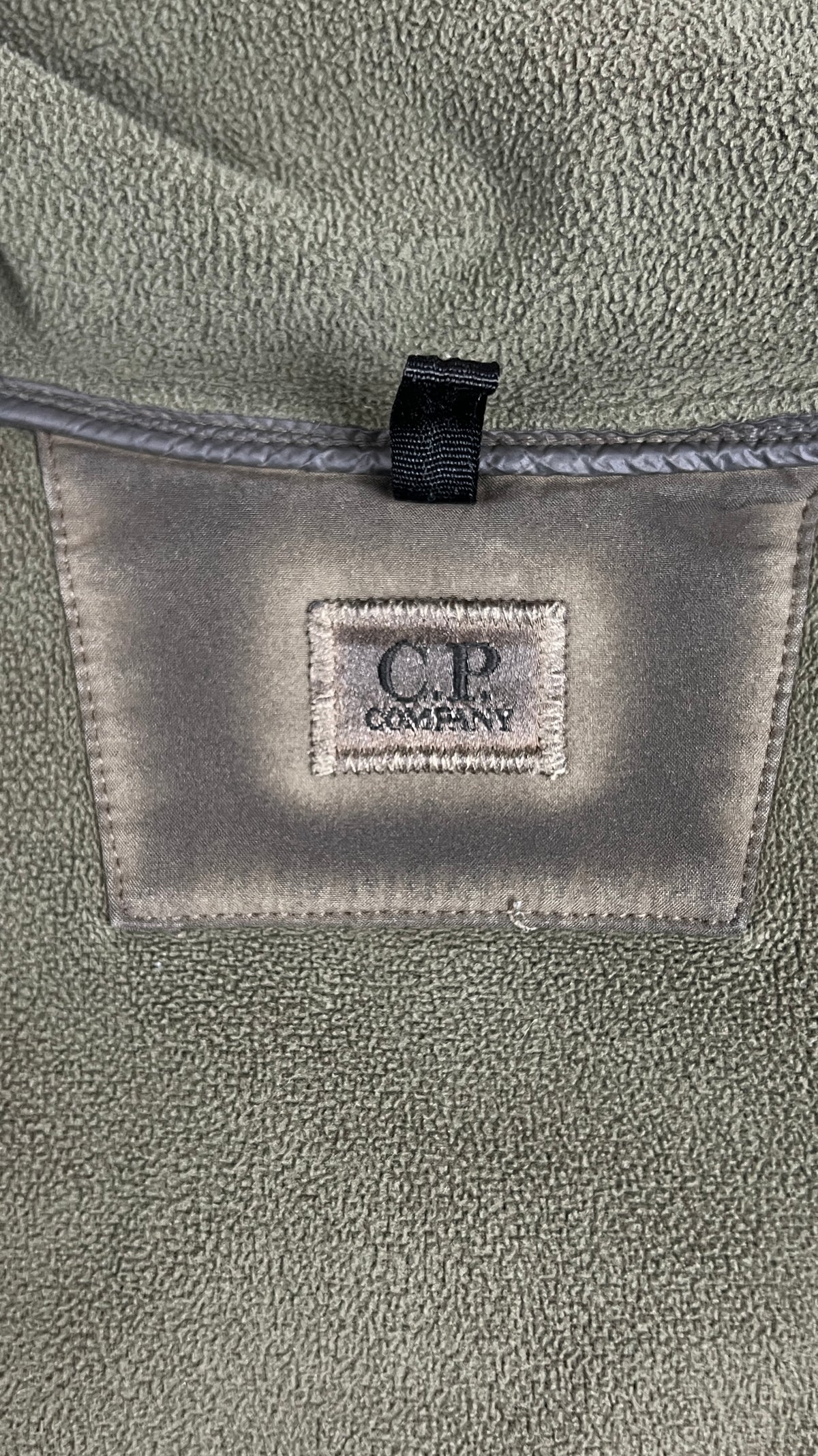 Veste C.P Company Goggle Jacket Shell Re-Colour Vintage kaki, taille 48 – photo complémentaire 1 – NB08 Shop