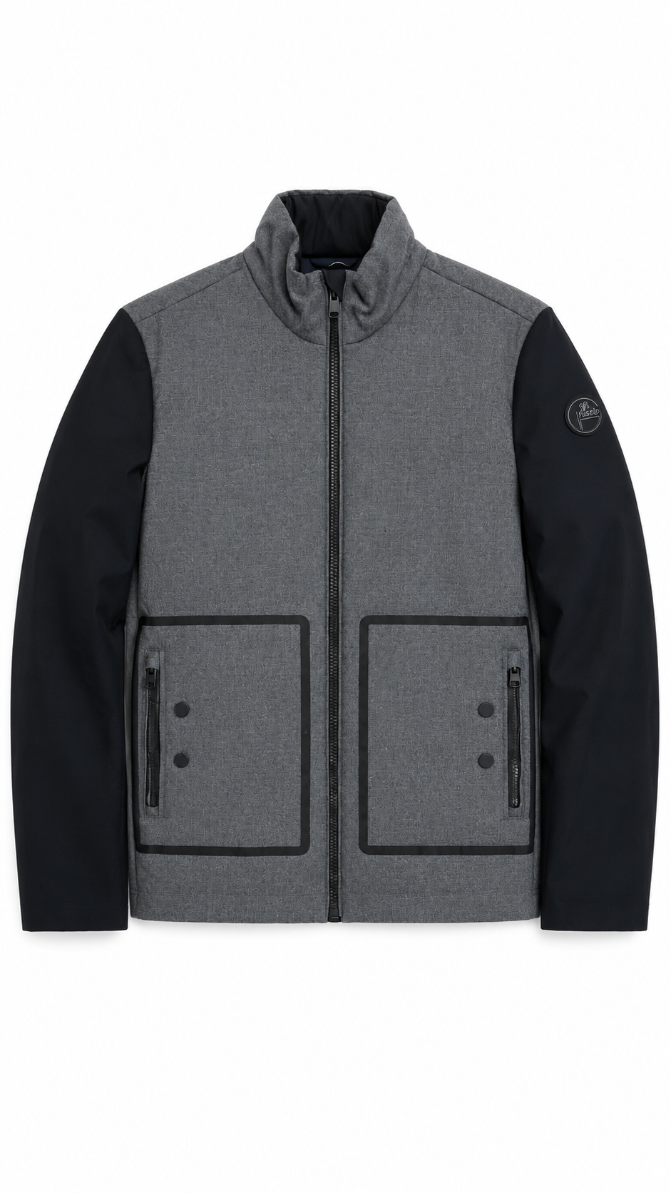 Veste Hybride Fusalp gris noir taille S - vue 1/4