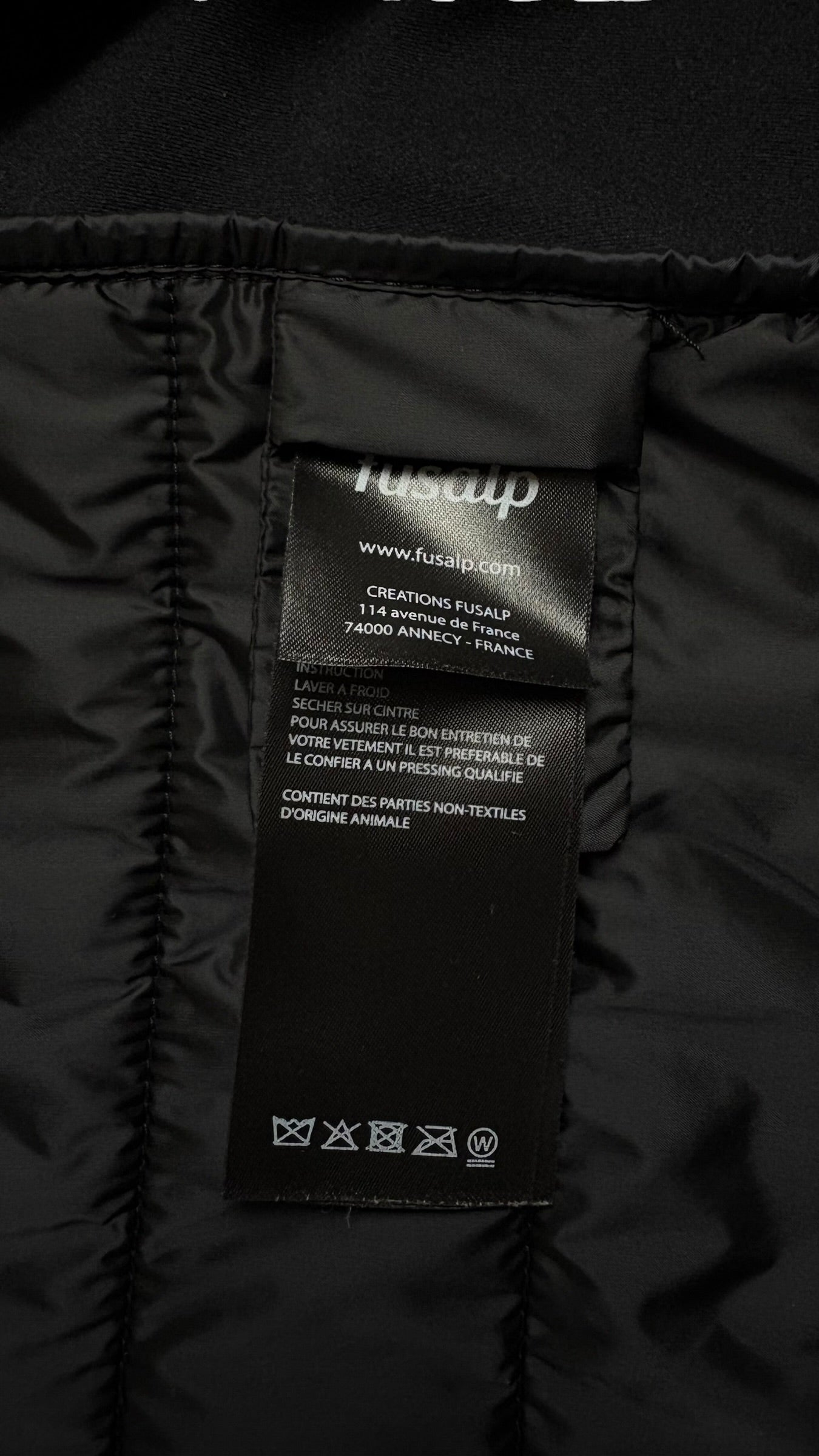 Veste Hybride Fusalp gris noir taille S - vue 4/4
