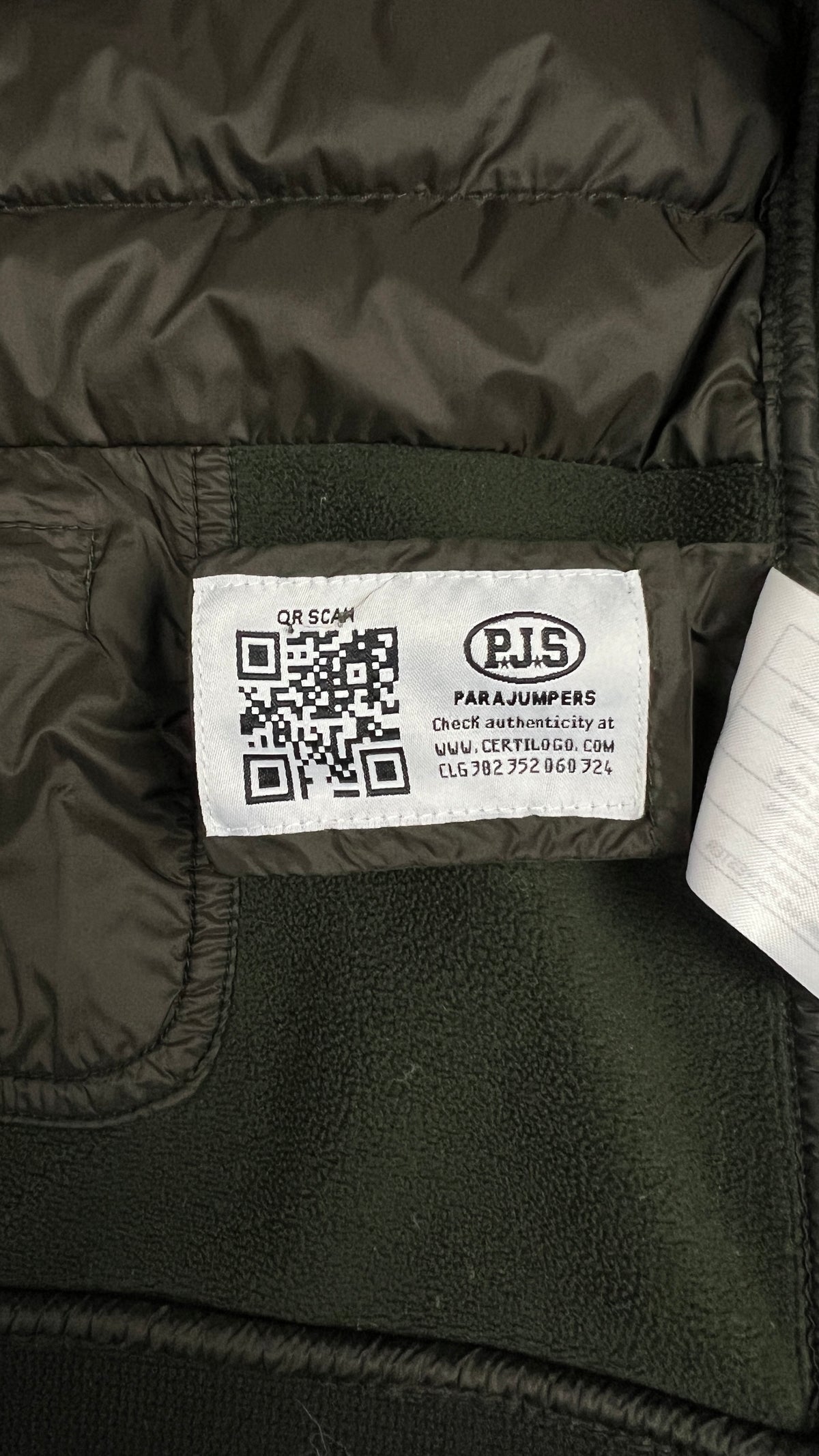 Veste Hybride Parajumpers Warm Up Kaki taille S – photo complémentaire 3 – NB08 Shop