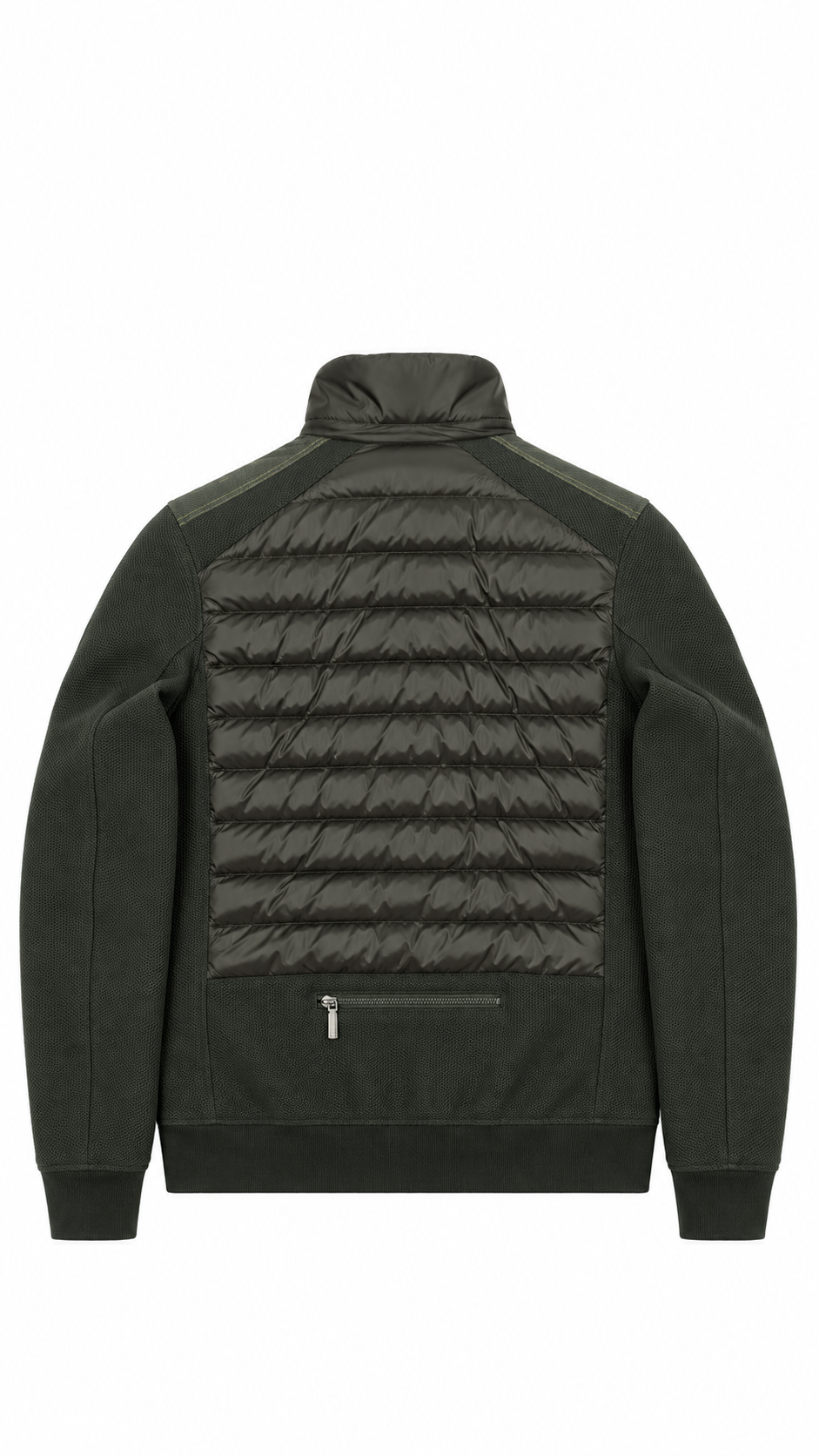 Veste Hybride Parajumpers Warm Up Kaki taille S – vue de dos – NB08 Shop