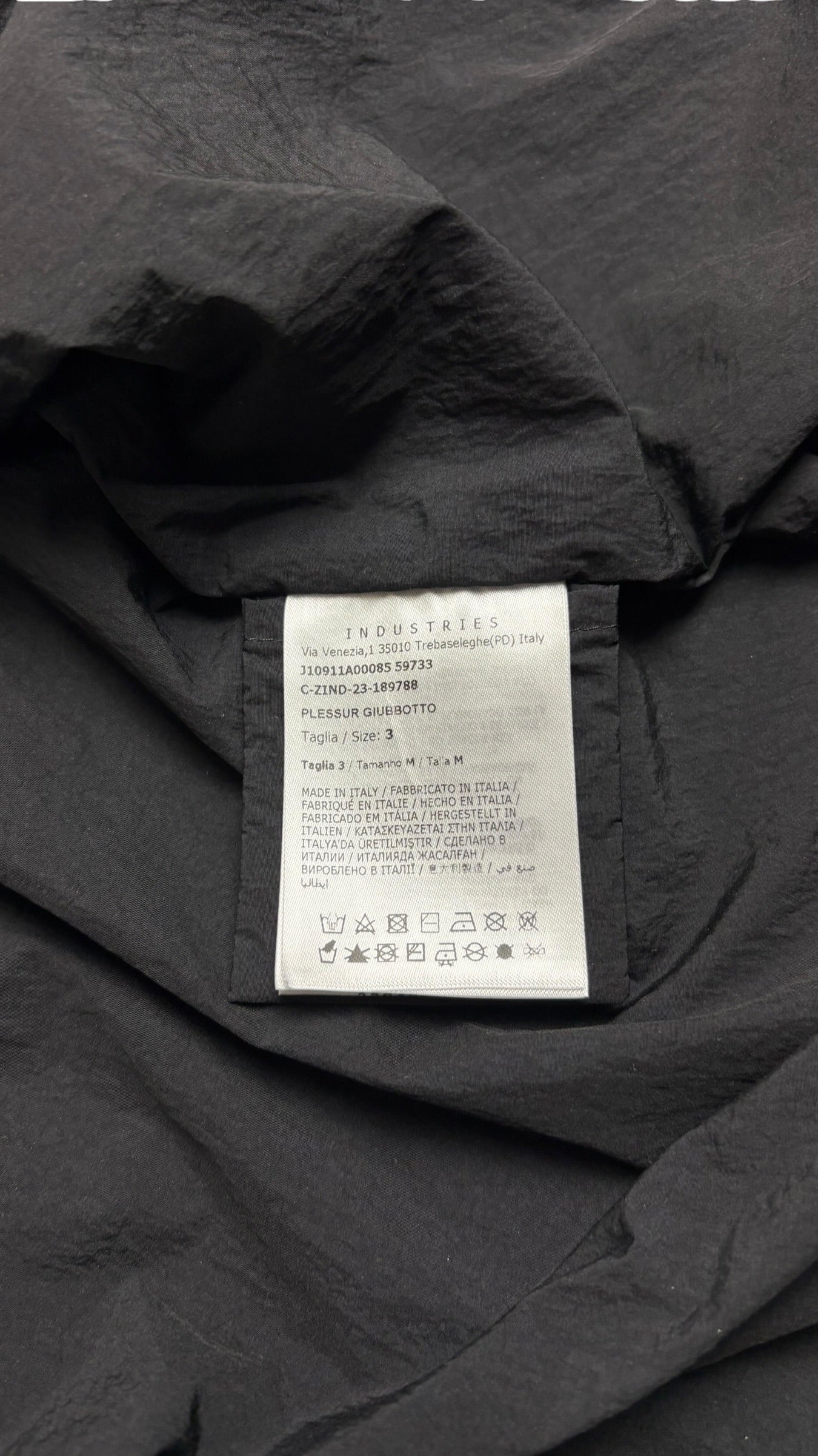 Veste Moncler Plessur Giubbotto noir taille 3 neuf - vue 4/5