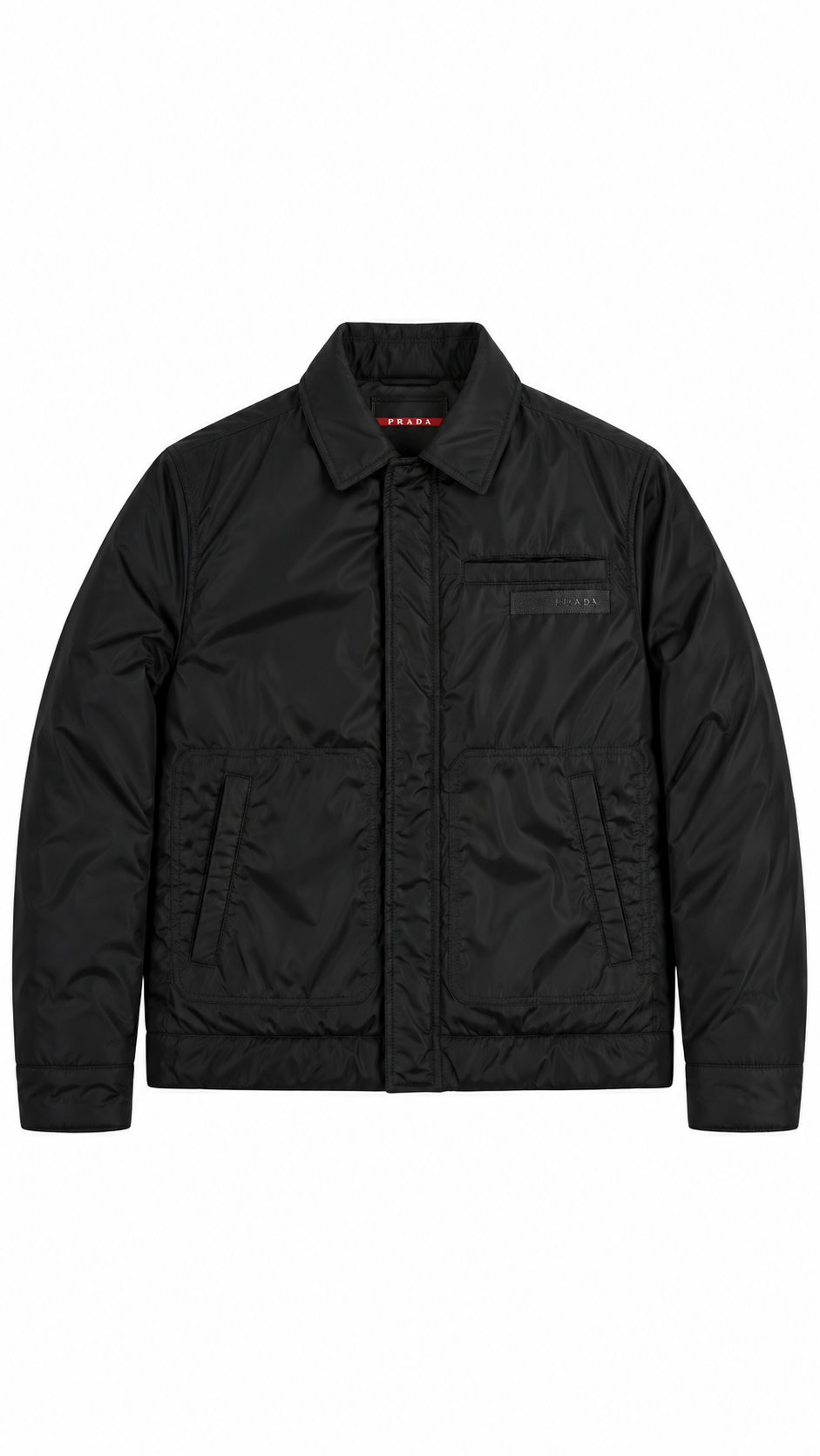 Veste Prada en Nylon noir, taille 50 – vue de face – NB08 Shop