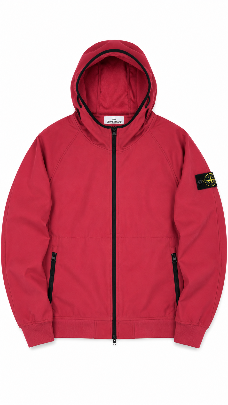 Veste Stone Island Light Soft Shell-R rose taille M - vue 1/4