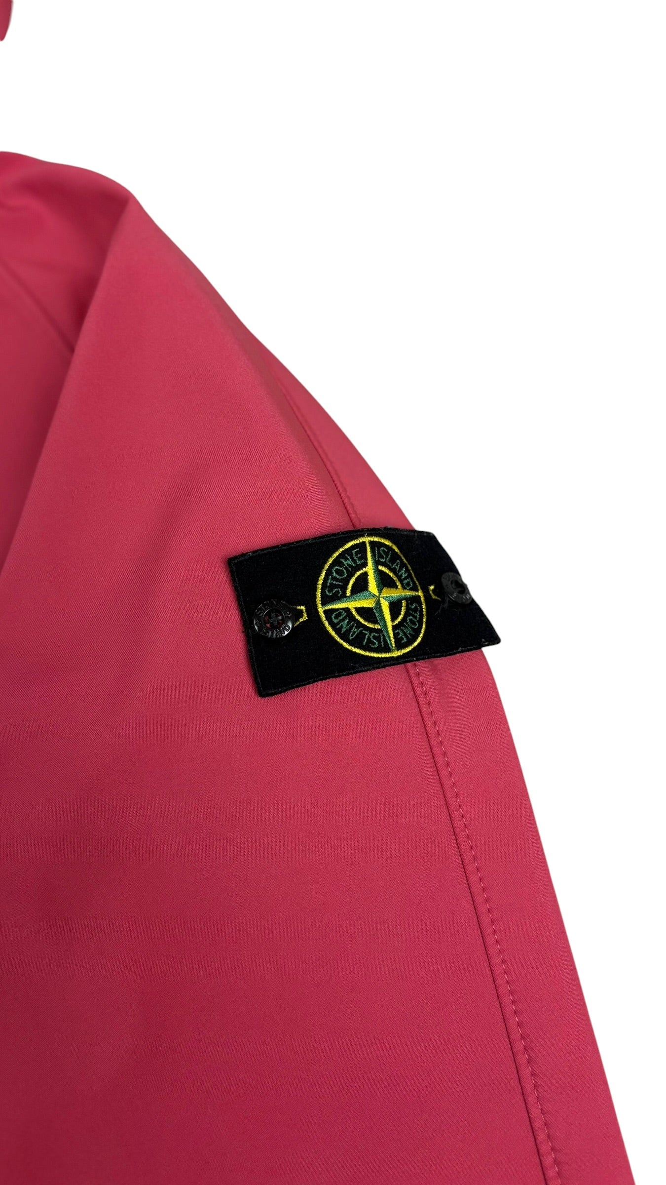 Veste Stone Island Light Soft Shell-R rose taille M - vue 2/4