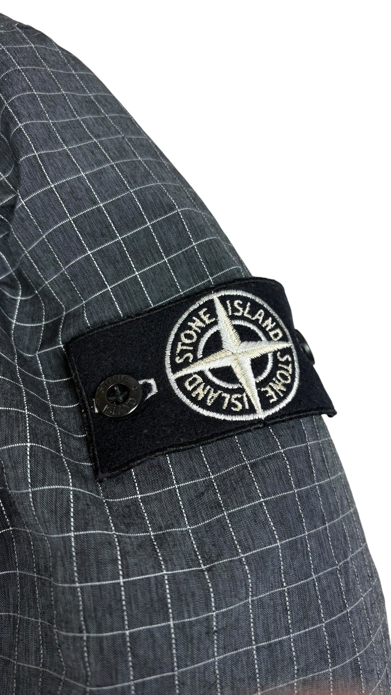 Veste Stone Island Reflective Ripstop Chiné gris taille M - vue 2/6