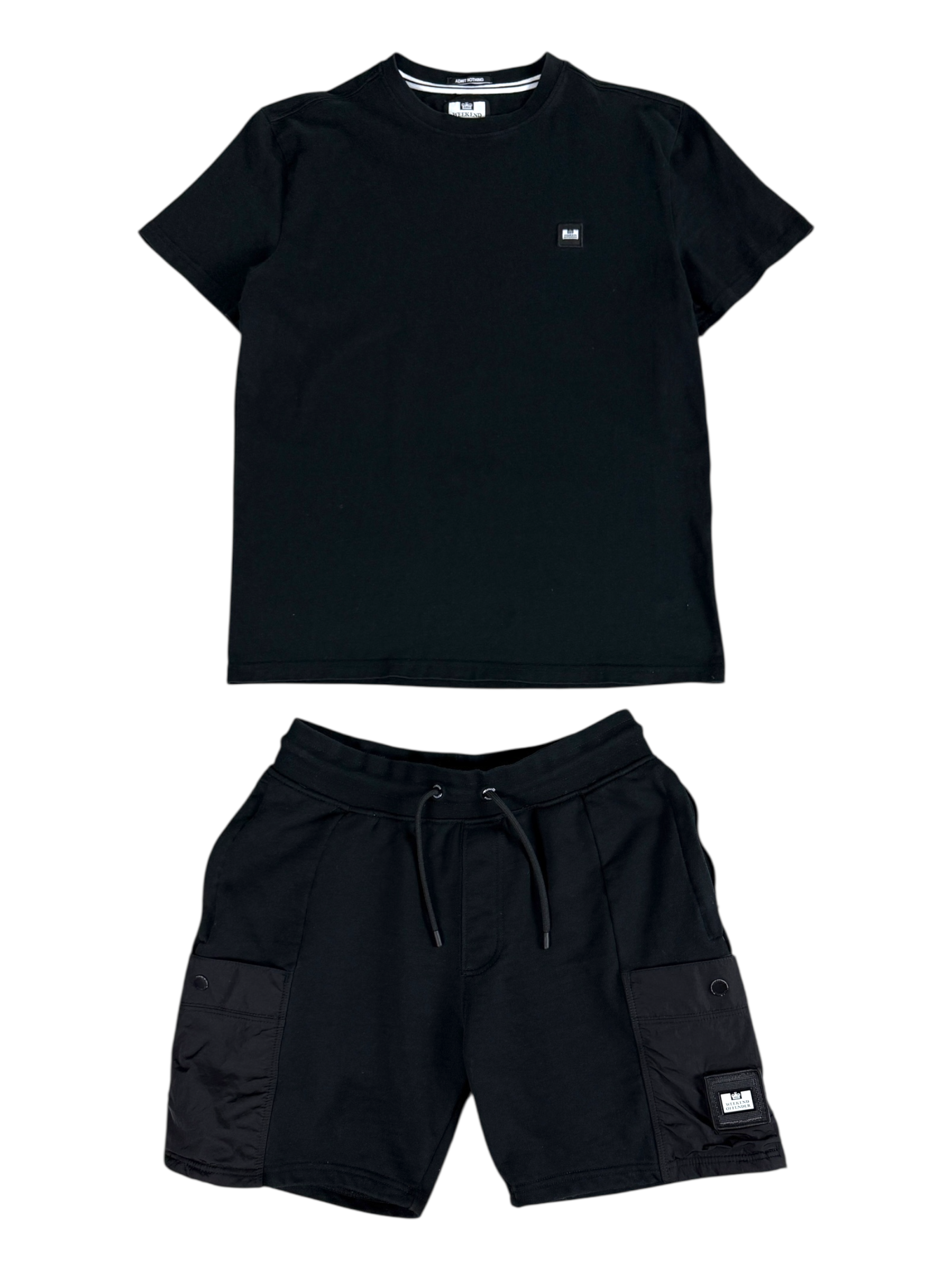 Ensemble Weekend Offender noir taille S - Vue de face