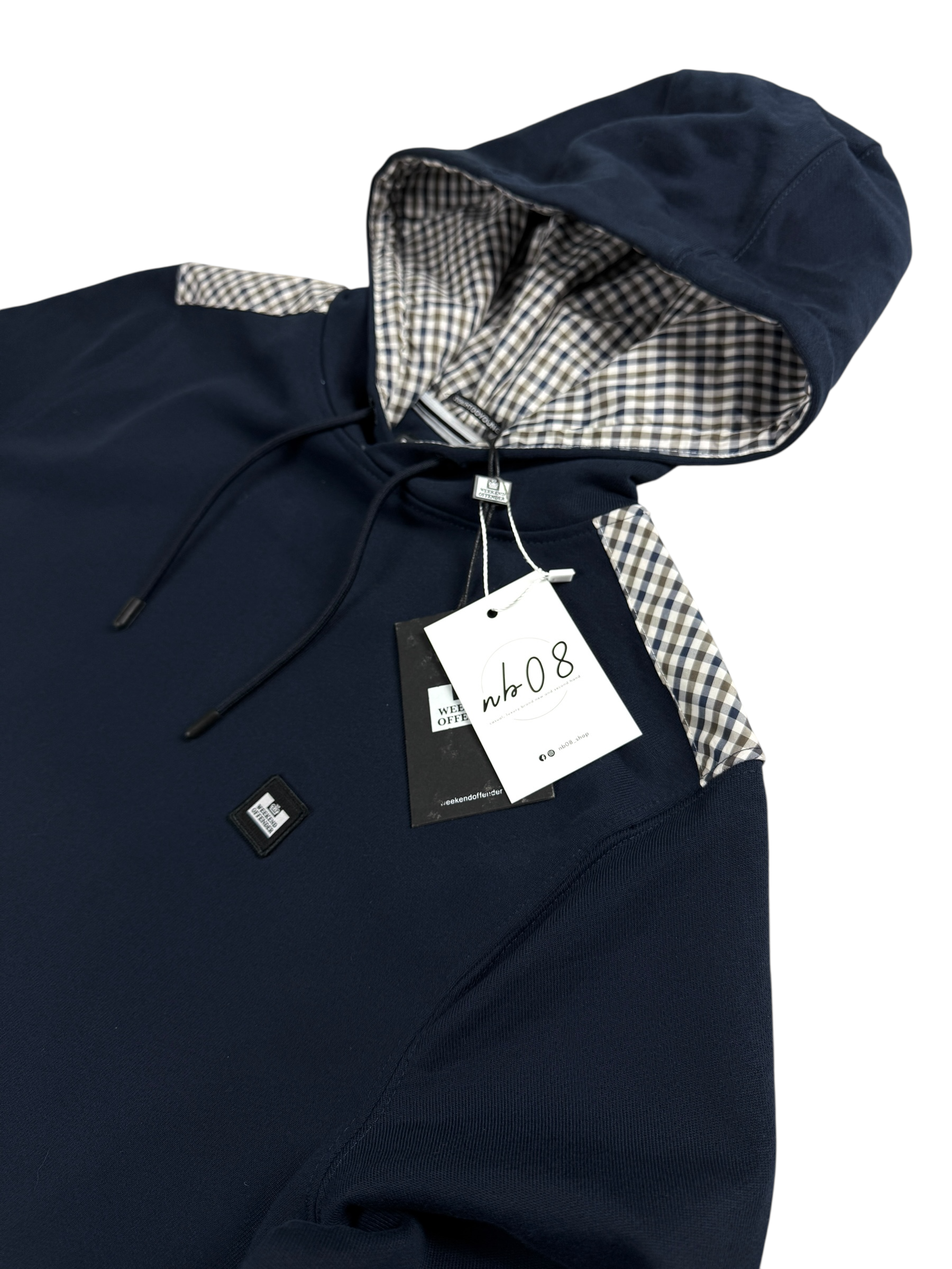 Sweat Weekend Offender marine taille XS - Vue de dos