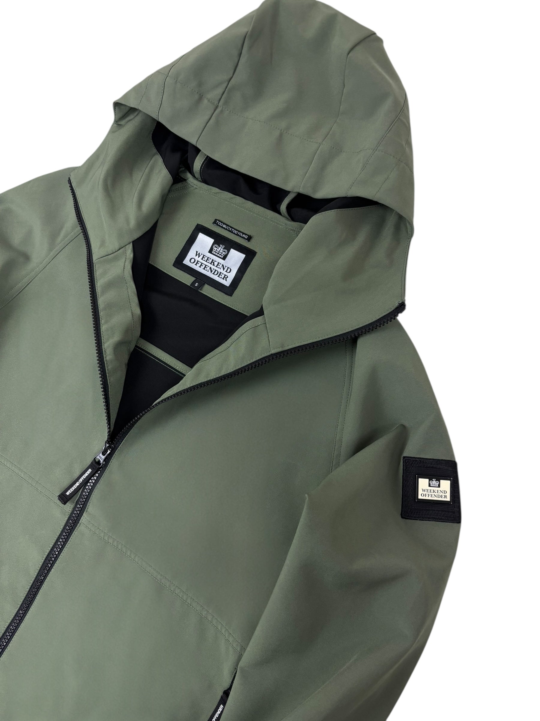 Veste Weekend Offender kaki taille S - Vue de dos