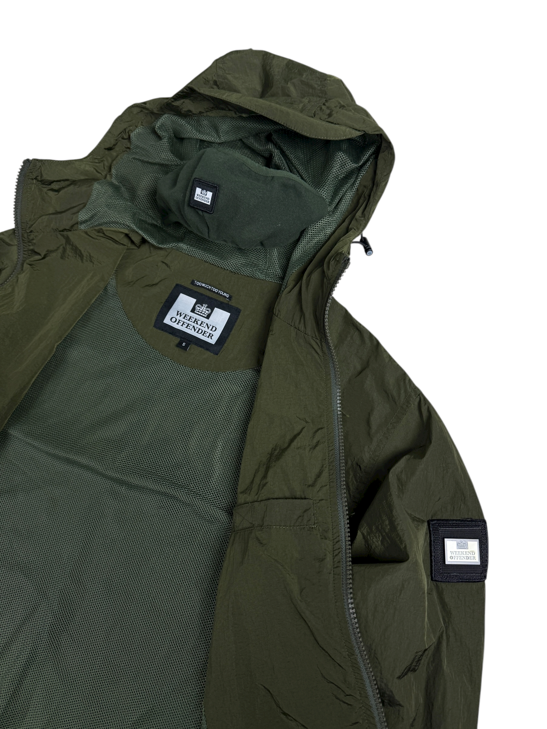 Veste Weekend Offender kaki taille S - Vue de dos