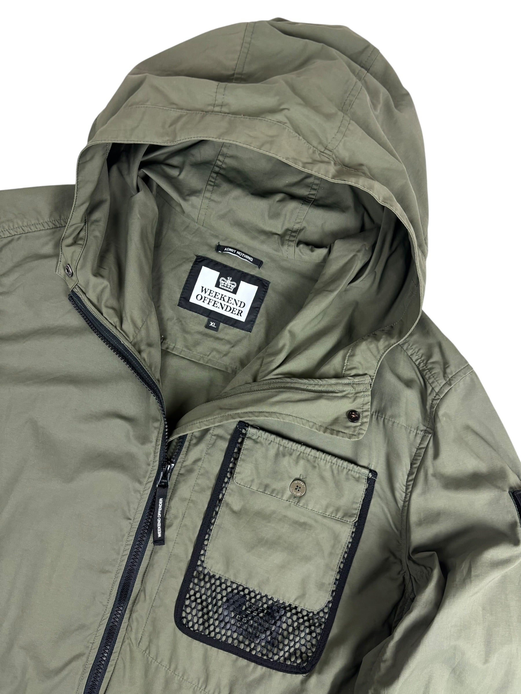 Veste Weekend Offender kaki taille XL - Logo et étiquette