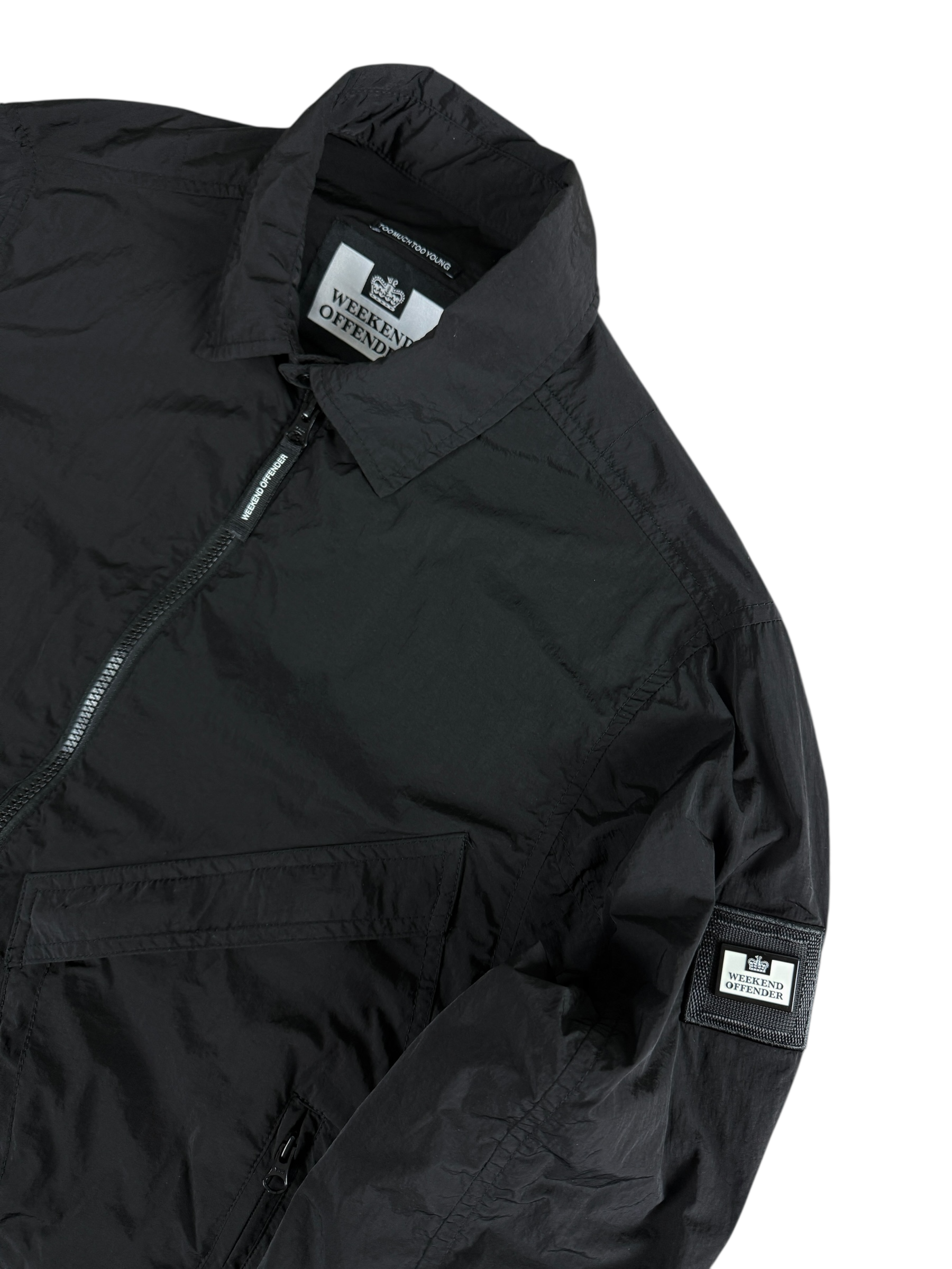 Veste Weekend Offender noir taille M - Détail